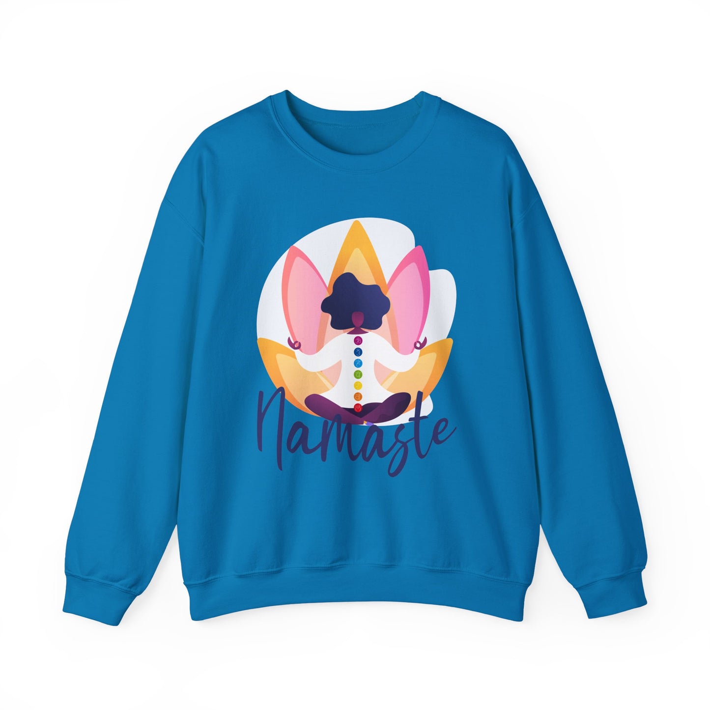 🌸Rooted Light - Namaste Chakra Crewneck Sweatshirt