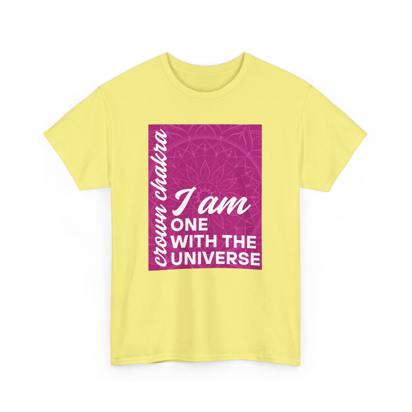 👑Cosmic Unity Heavy Cotton Tee - I Am One with the Universe