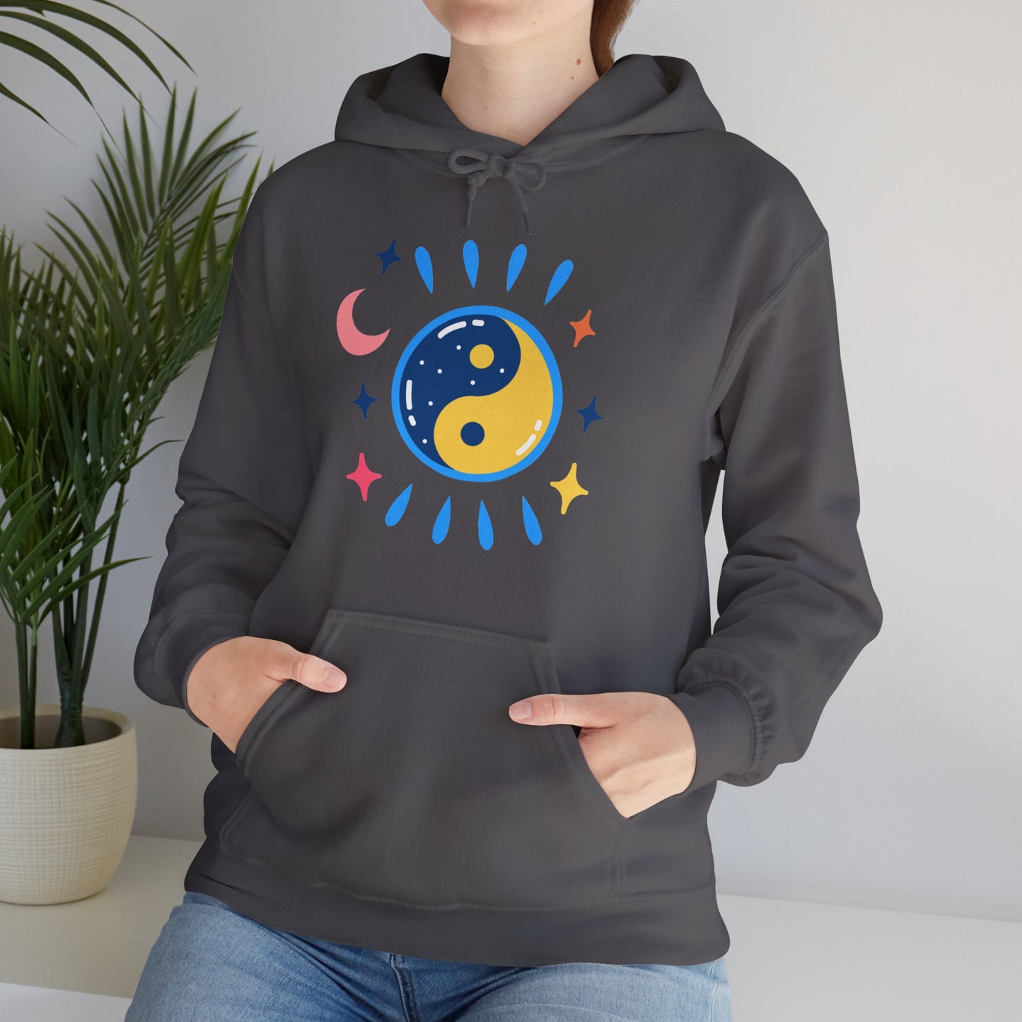 🌙Lunar Balance Hoodie - Wrapped in Cosmic Harmony ✨
