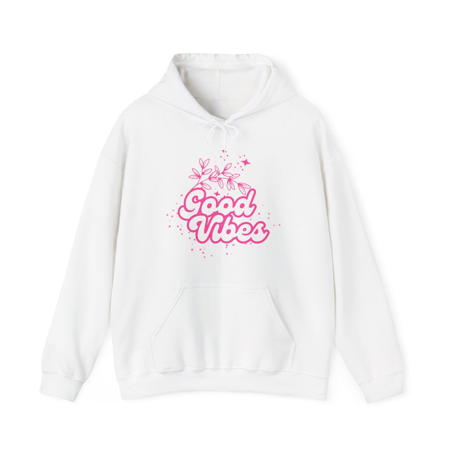 🌸Good Vibe Hoodie – Bloom in Positivity & Cosmic Light✨🌼