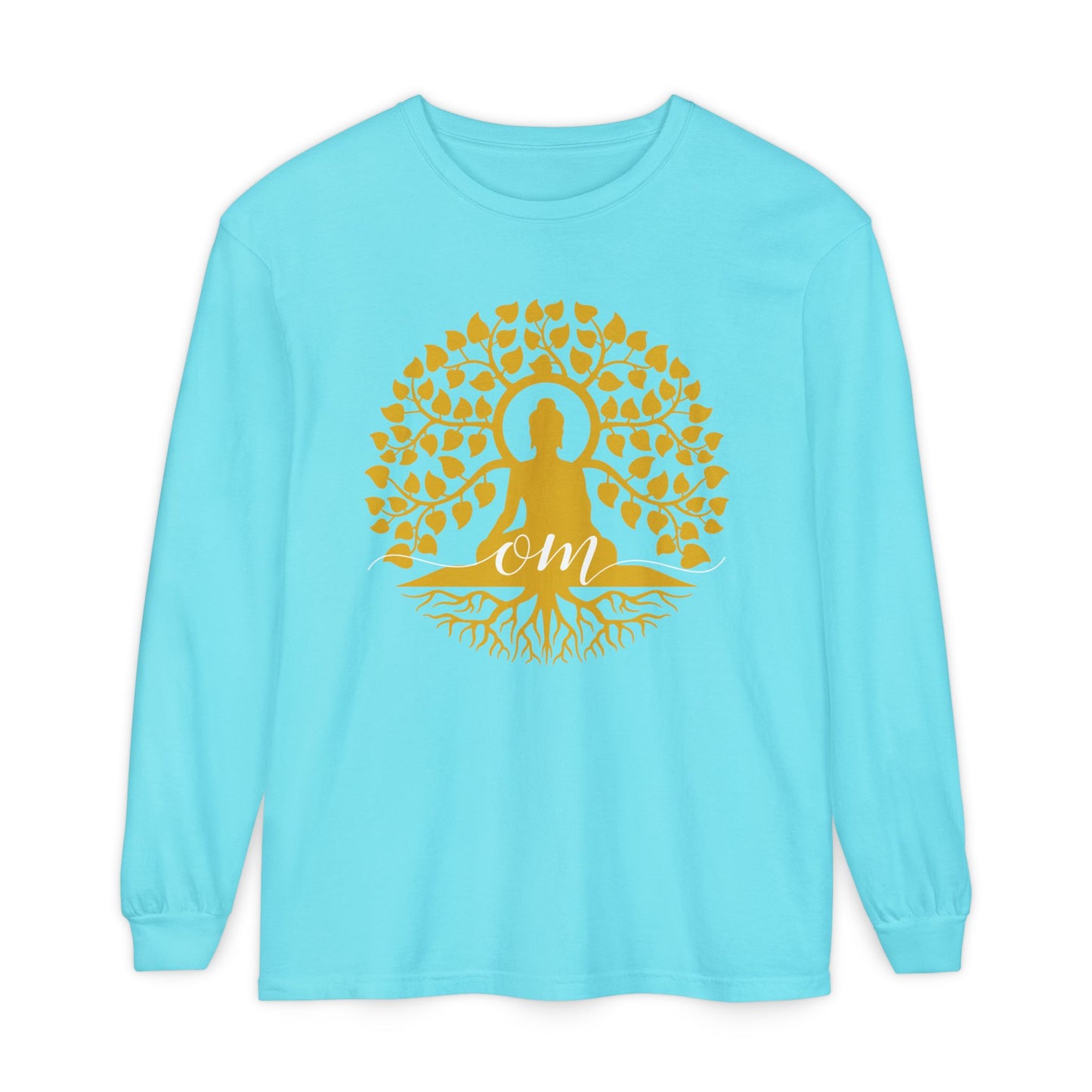 🧘‍♂️Rooted in OM - Buddha Tree Long Sleeve Tee