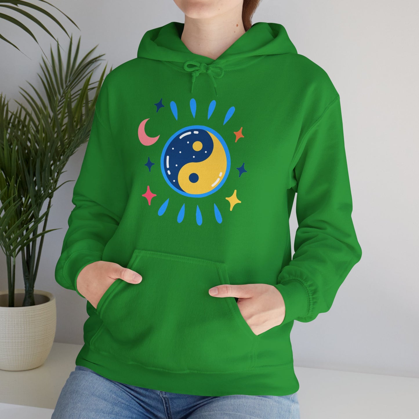 🌙Lunar Balance Hoodie - Wrapped in Cosmic Harmony ✨