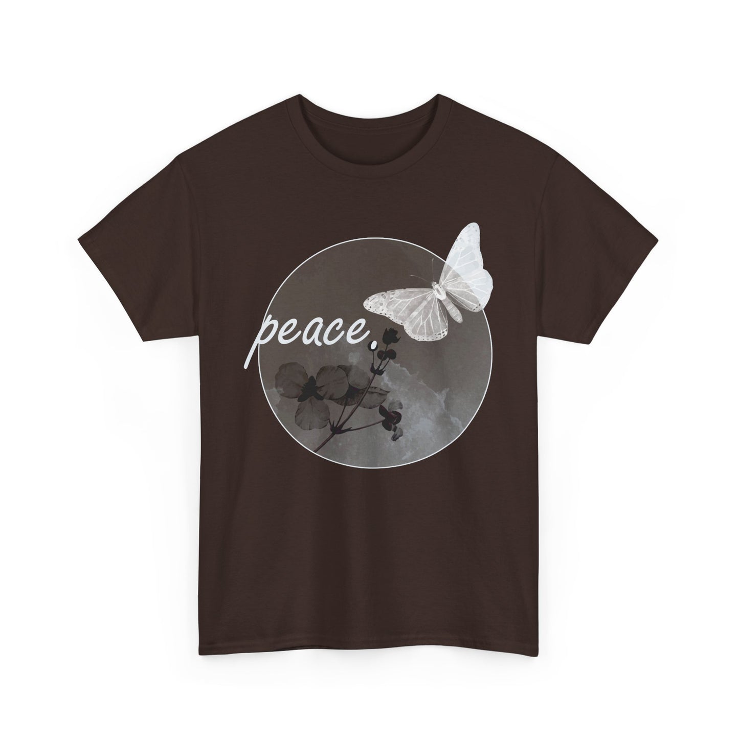Peace Within Heavy Cotton Tee - Grace in Stillness