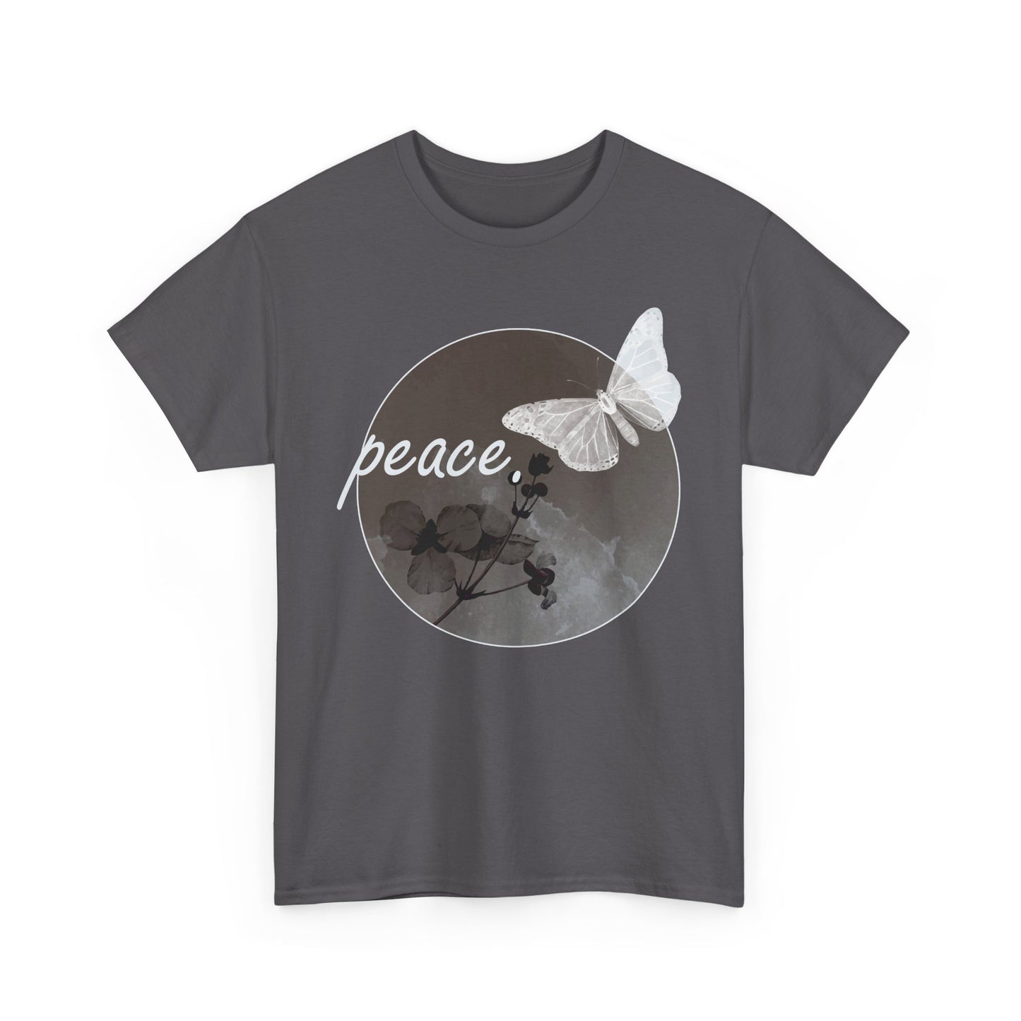 Peace Within Heavy Cotton Tee - Grace in Stillness