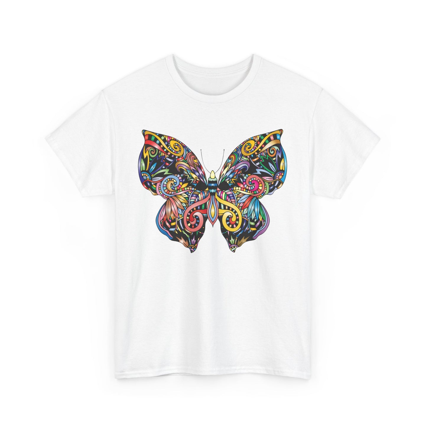 🦋Rebirth in Color Heavy Cotton Tee - Emerge, Evolve, Expand
