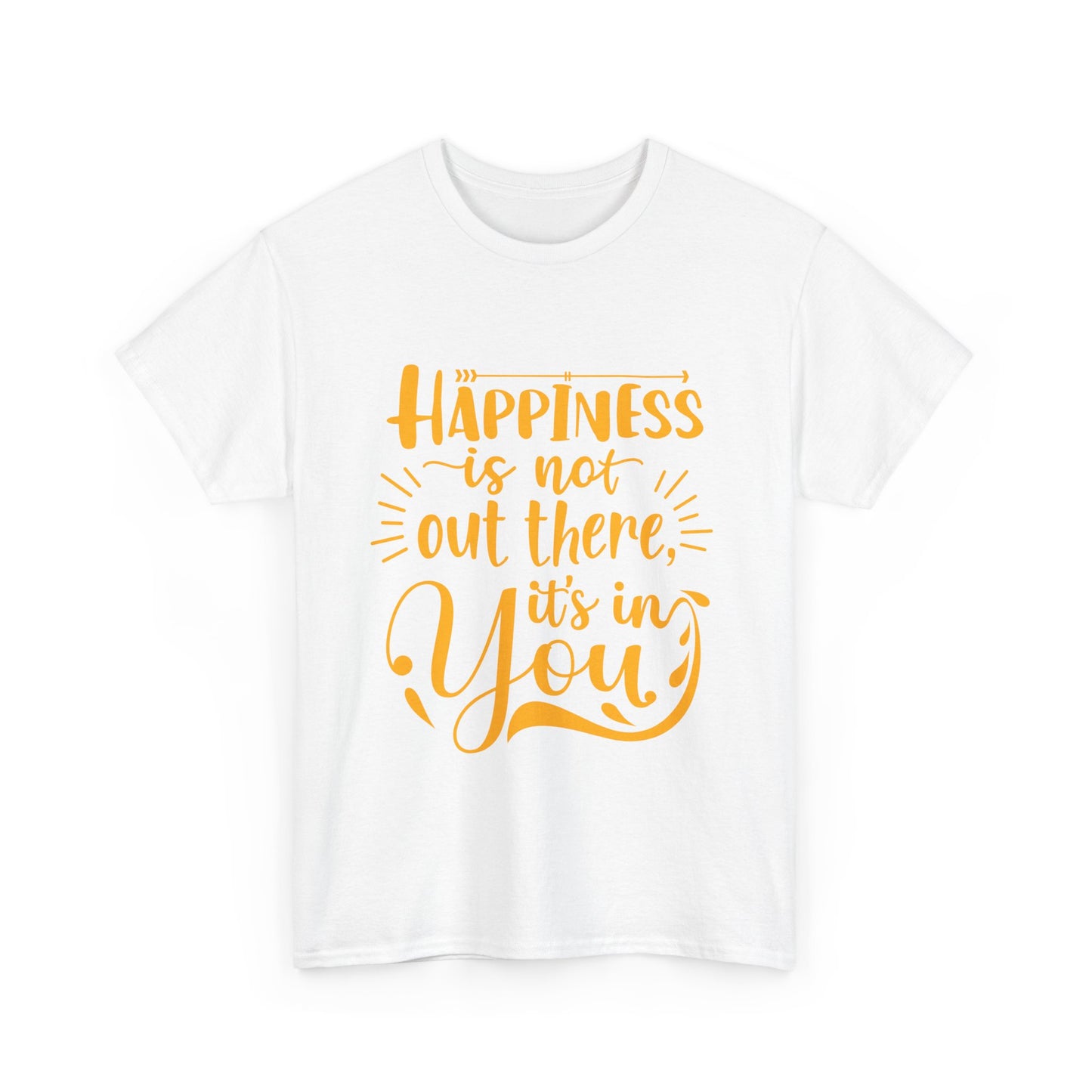 Happiness Within Heavy Cotton Tee - Wear Your Joy