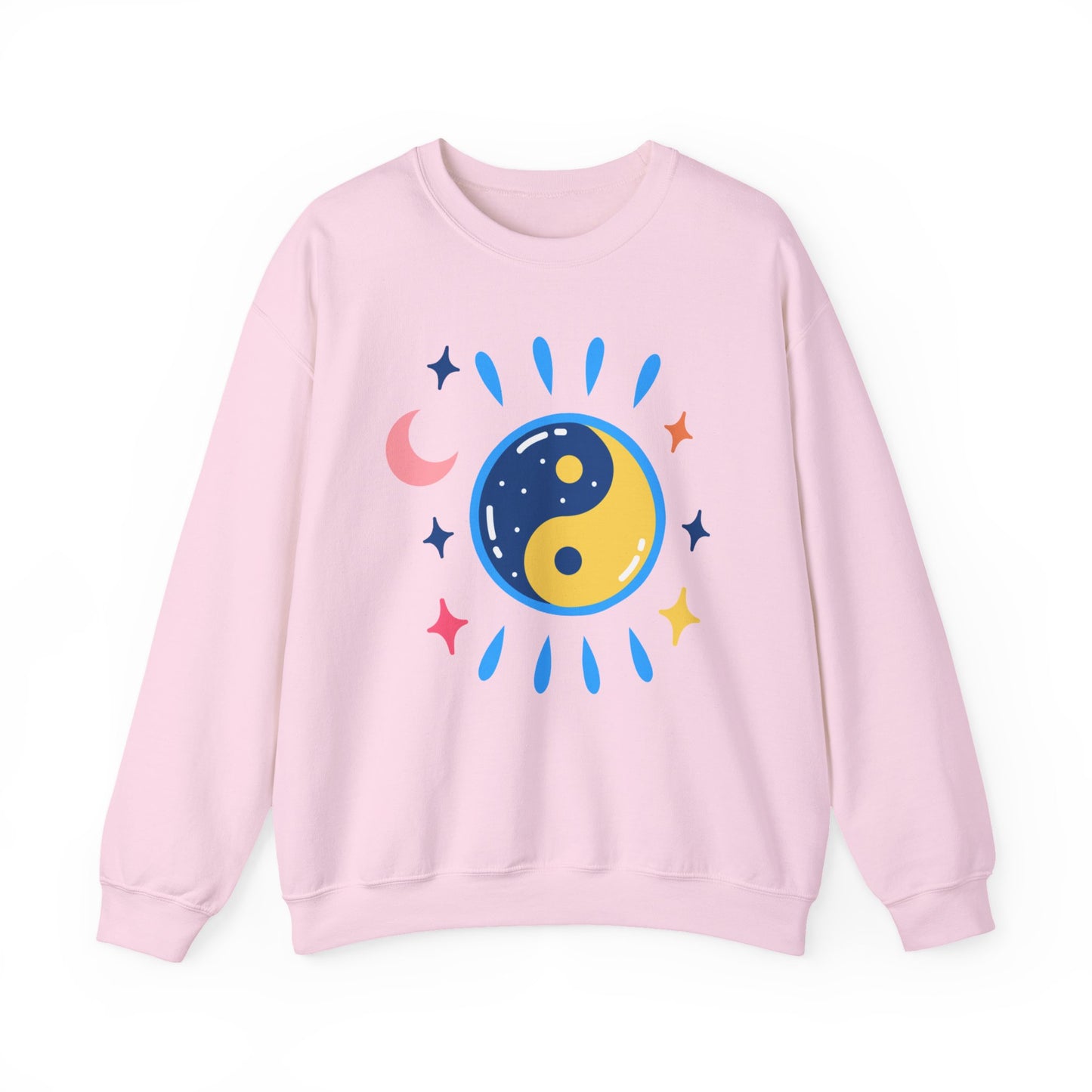 🌗Lunar Balance - Cosmic Flow Crewneck Sweatshirt