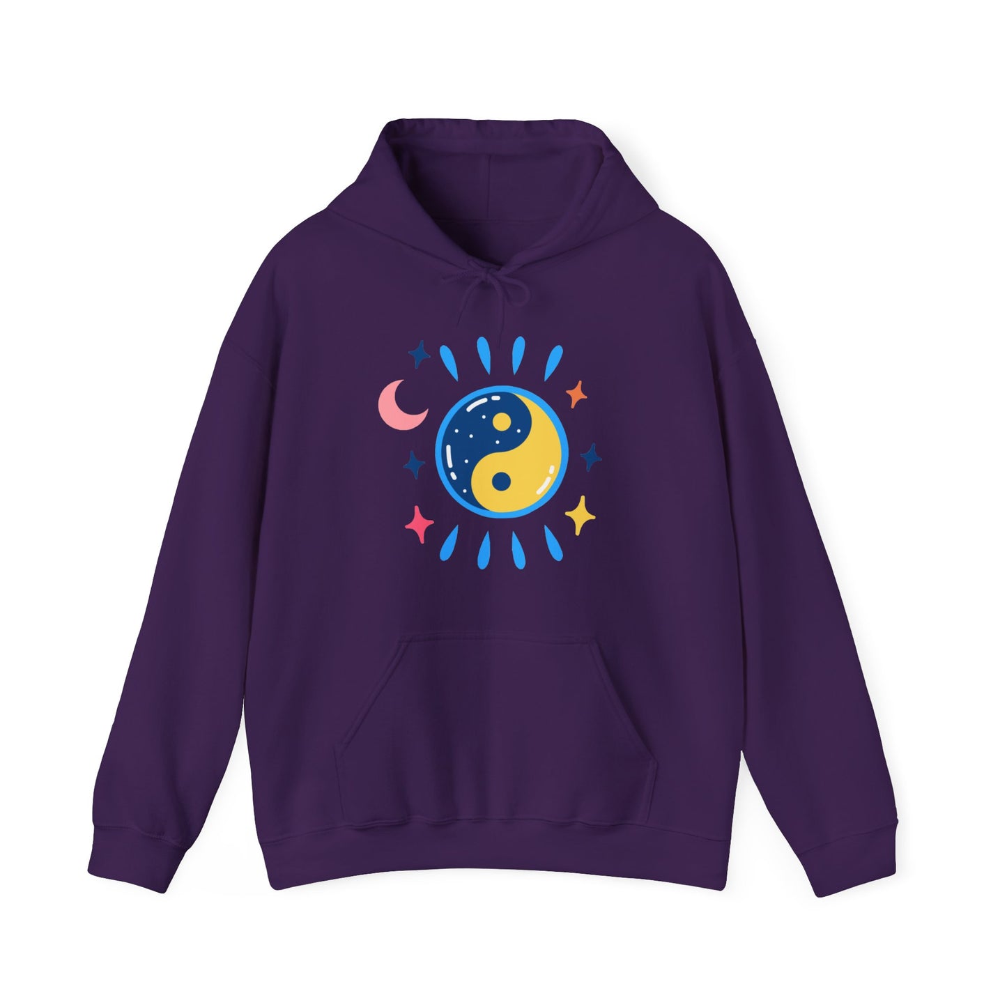 🌙Lunar Balance Hoodie - Wrapped in Cosmic Harmony ✨