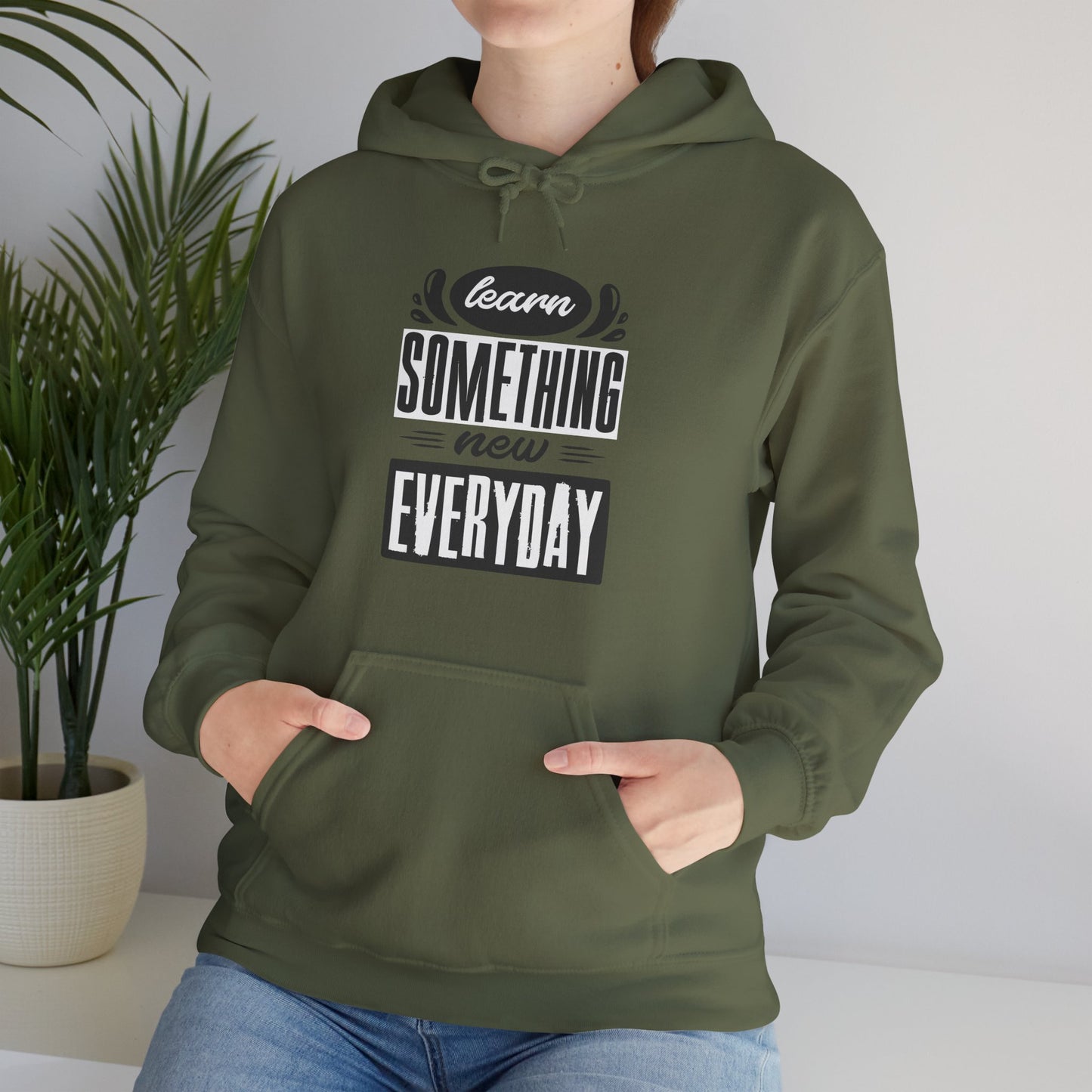 📚Learn Something New Every Day Hoodie – Spiritual Growth & Mindful Living Unisex Hoodie🌿