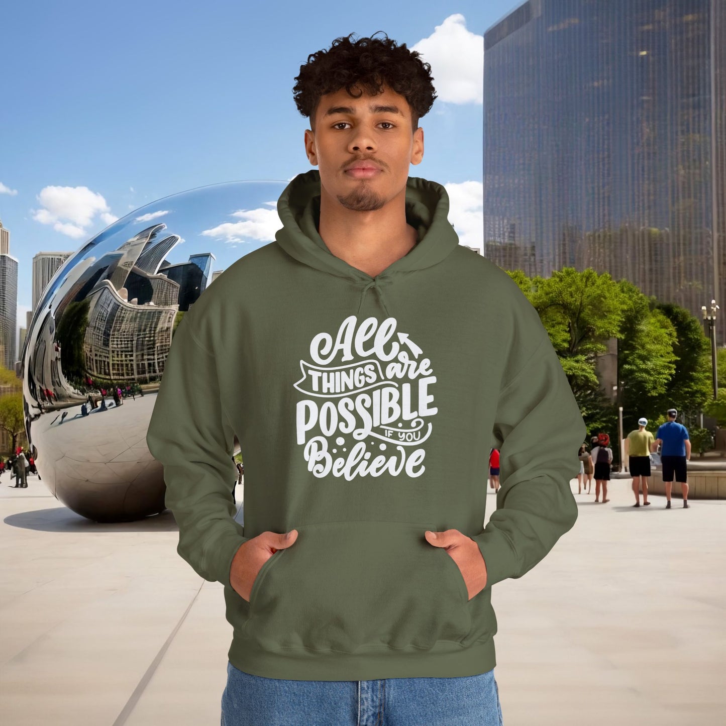 🤍 Menaste "BELIEVE" — Limitless Potential Hoodie