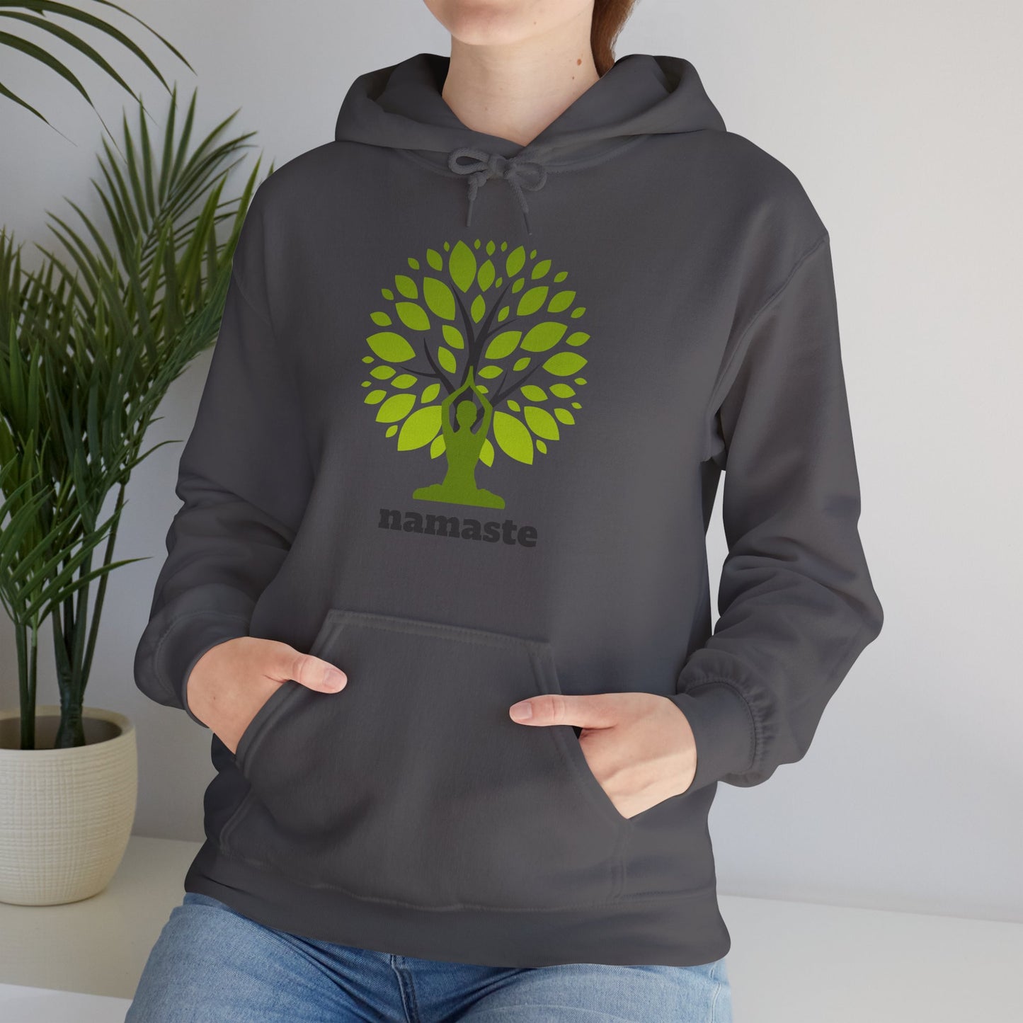 Namaste Roots Hoodie – Grounded in Spirit, Rooted in Earth🌳🙏✨
