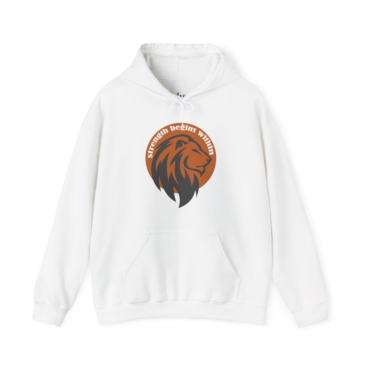 🔥🦁 “Strength Begins Within” — Menaste Lion Sigil Hoodie