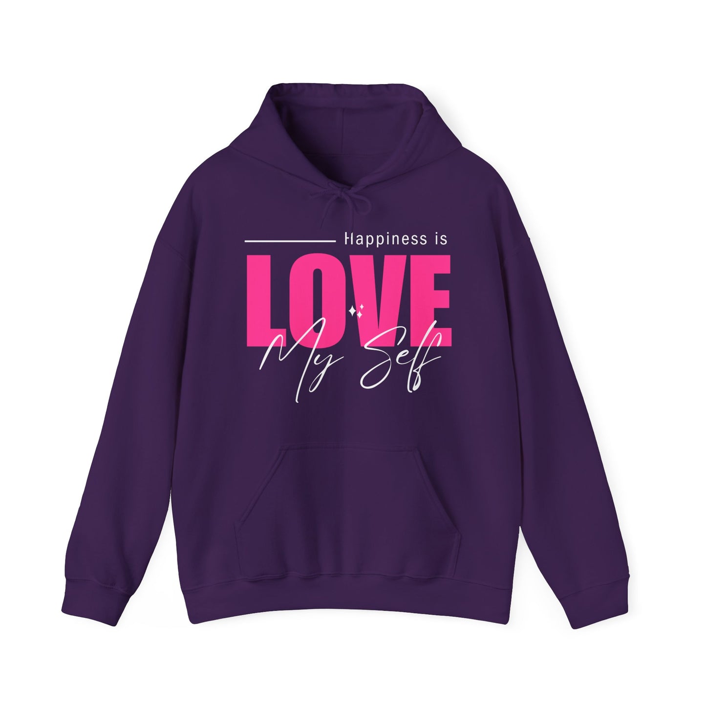 💛🌸Happiness Is Love Myself Hoodie - Wear Your Self-Love Out Loud