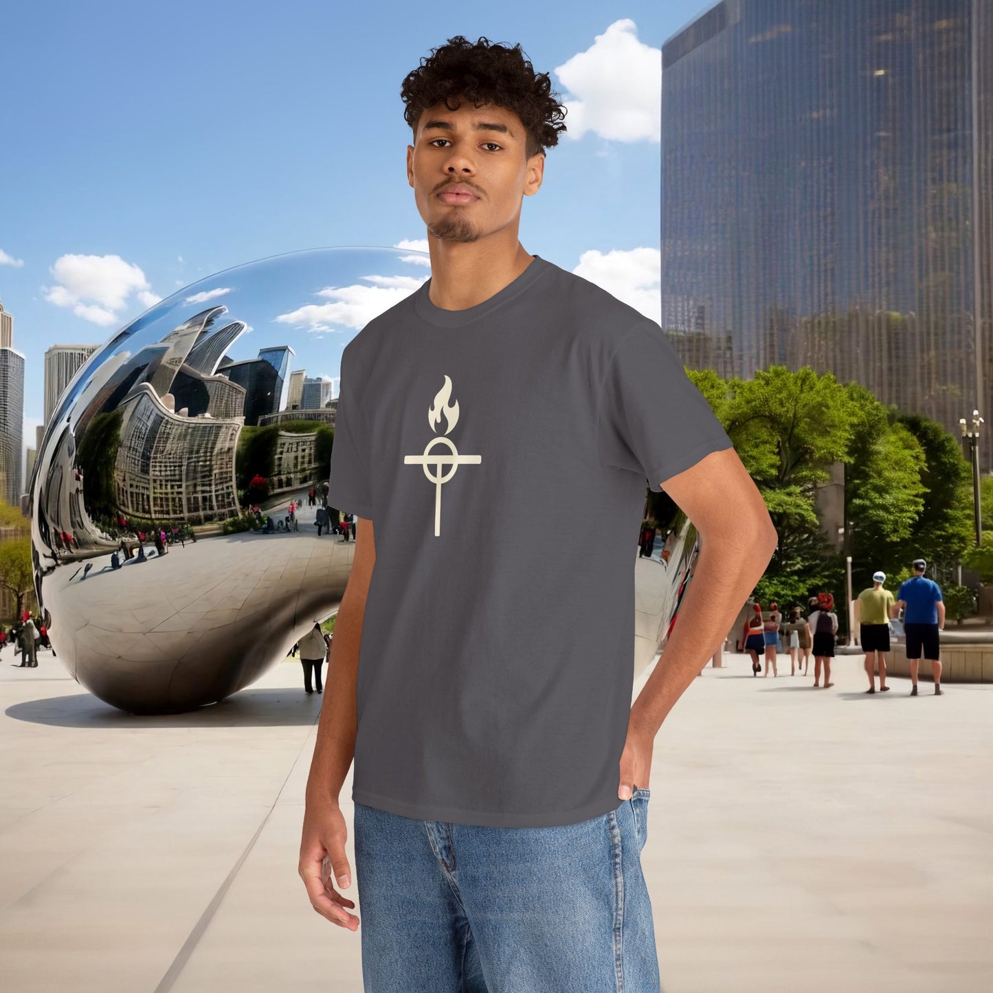 ⚔️ The Warrior Monk Sigil — Menaste Monastic T-Shirt