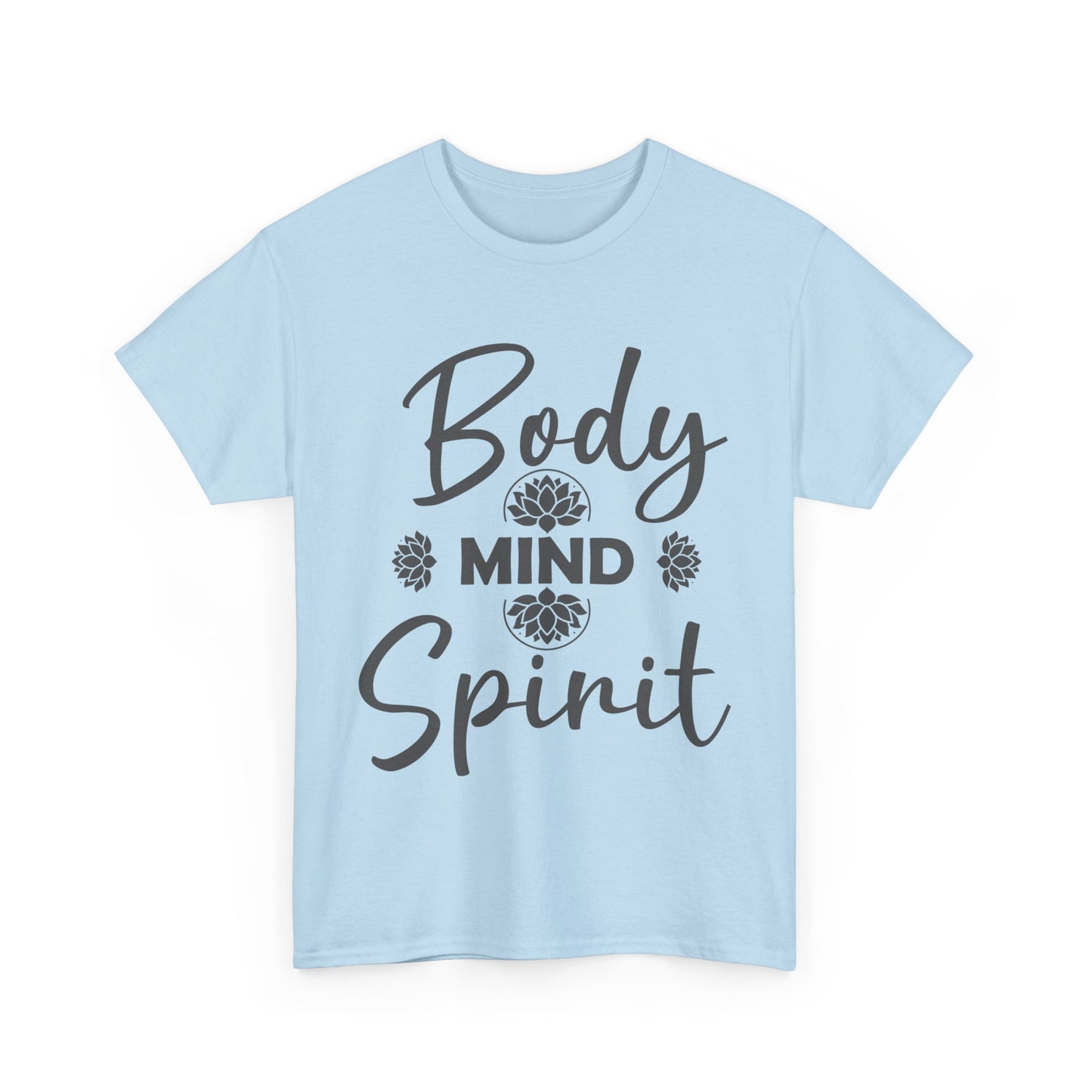 "Body • Mind • Spirit" - Align Your Energy Heavy Cotton Tee