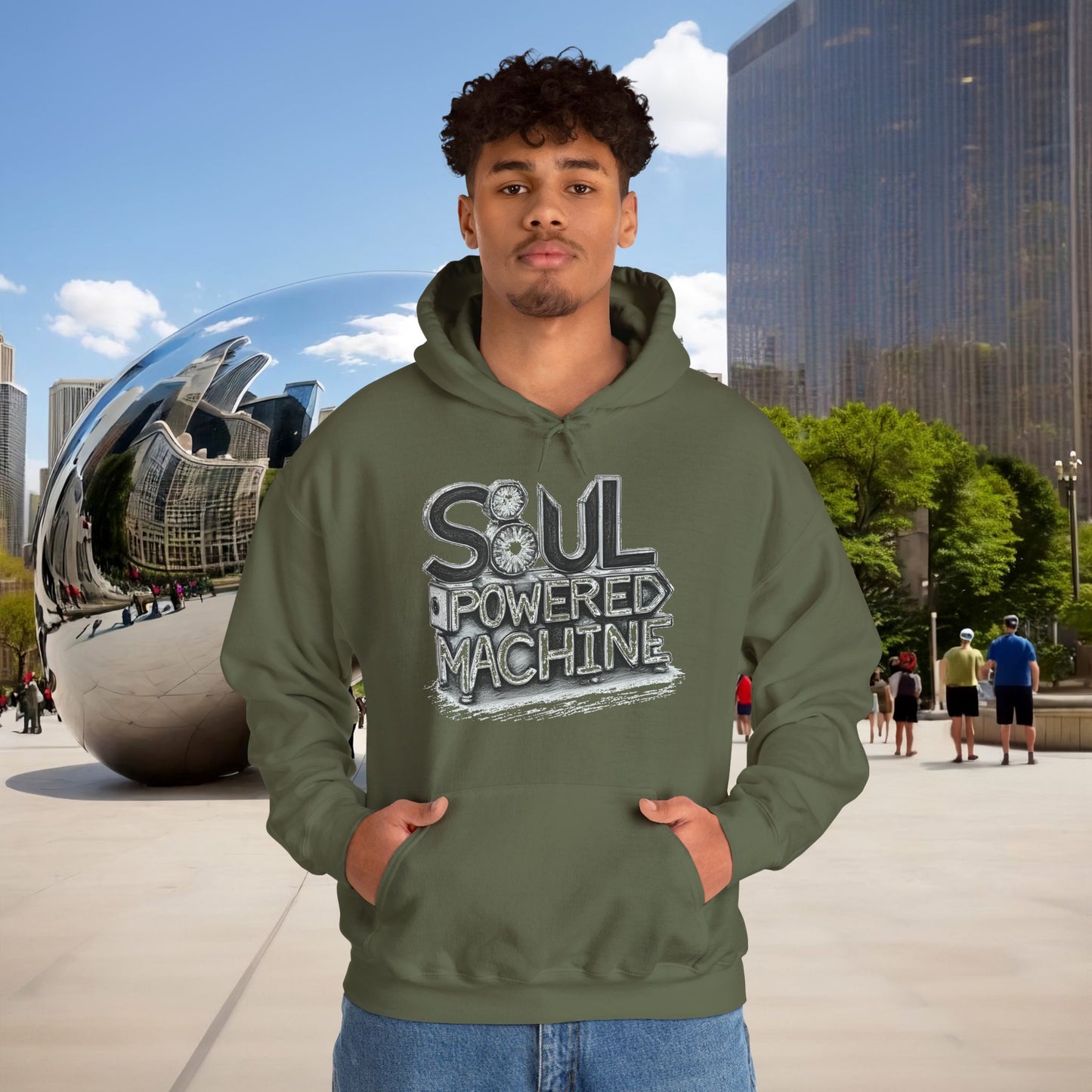 ⚙️ Menaste “Soul Powered Machine” Hoodie