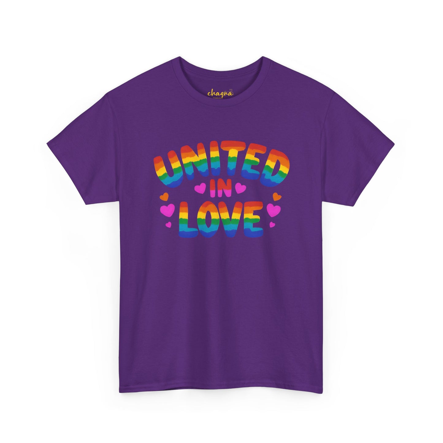 🌈 UNITED IN LOVE — Chaqra Heartwave Tee
