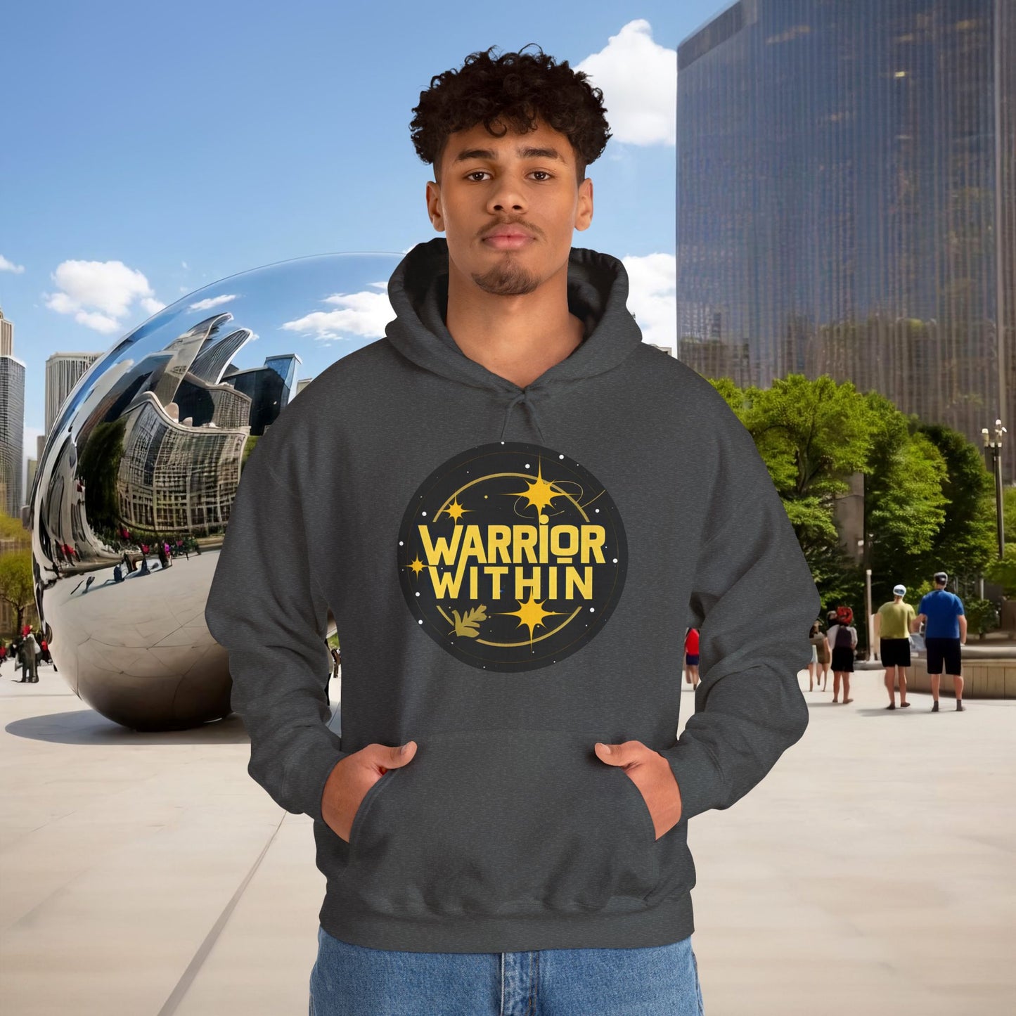 ⭐🔥 Menaste "WARRIOR WITHIN" — Inner Strength Hoodie