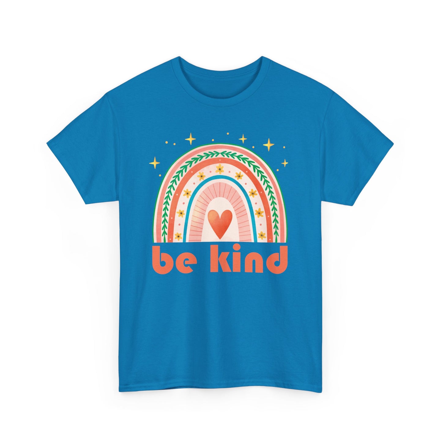 🌈Heart of Kindness Heavy Cotton Tee - Radiate Love in Every Hue