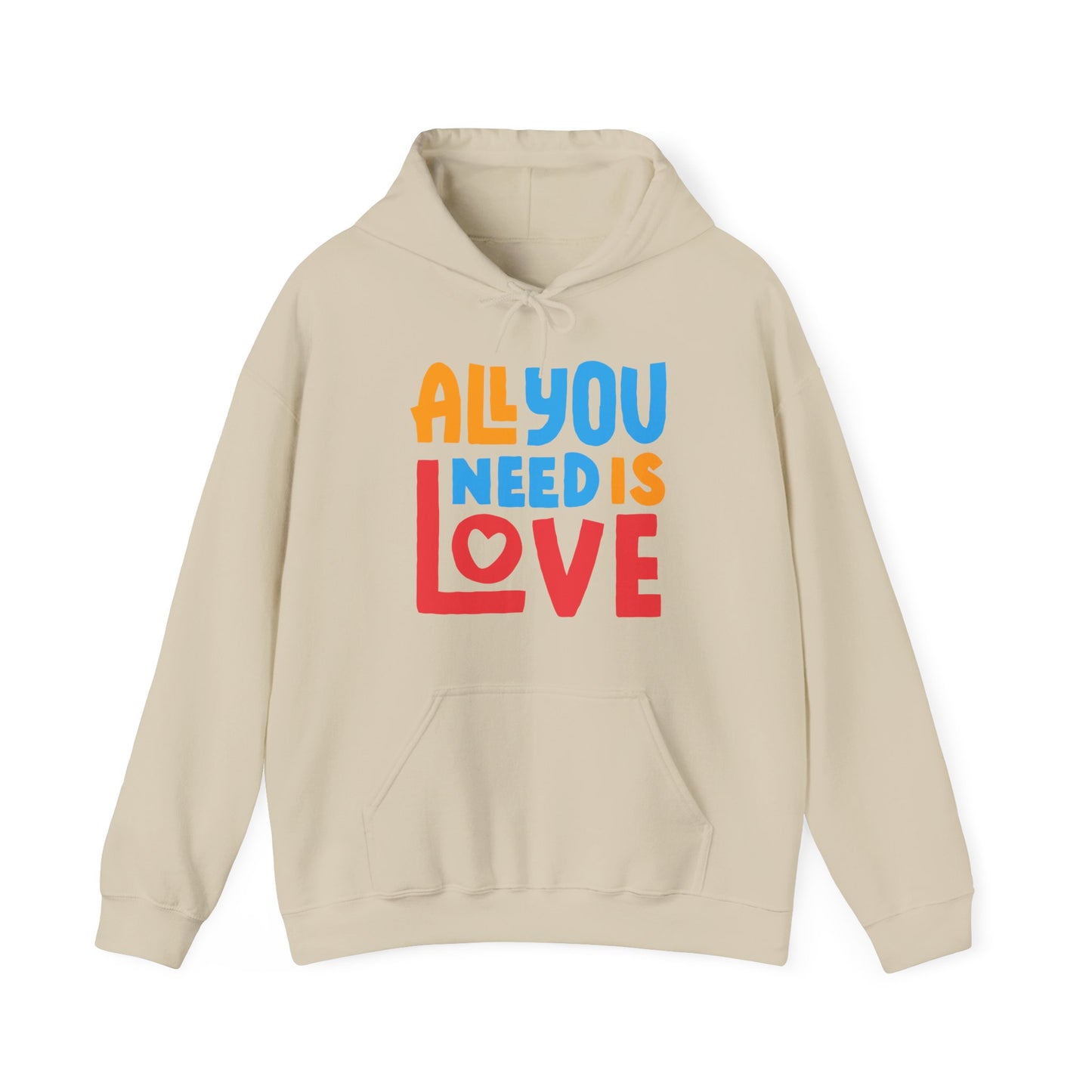 🌈All You Need Is Love Hoodie – Cozy Colorful Reminder of What Matters Most❤️🌈✨