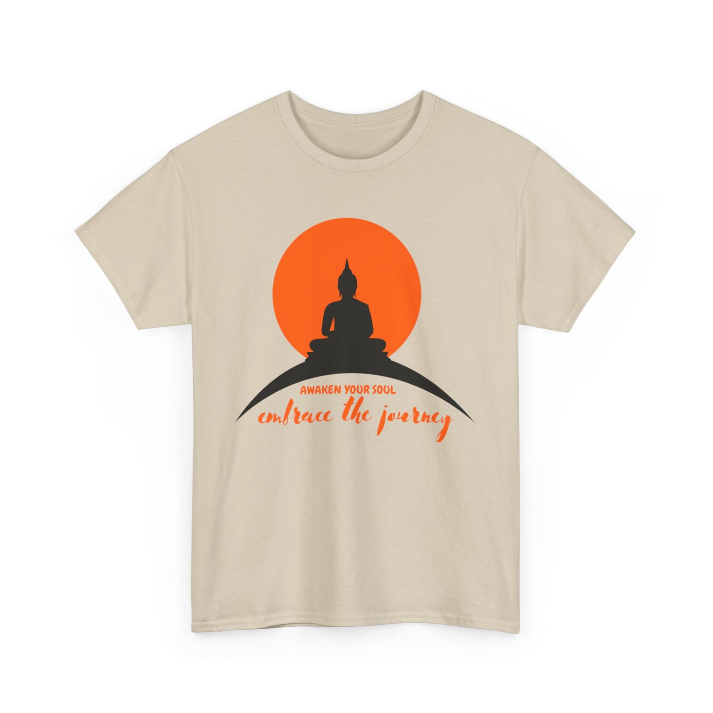 "Awaken Your Soul, Embrace Your Journey" Heavy Cotton Tee