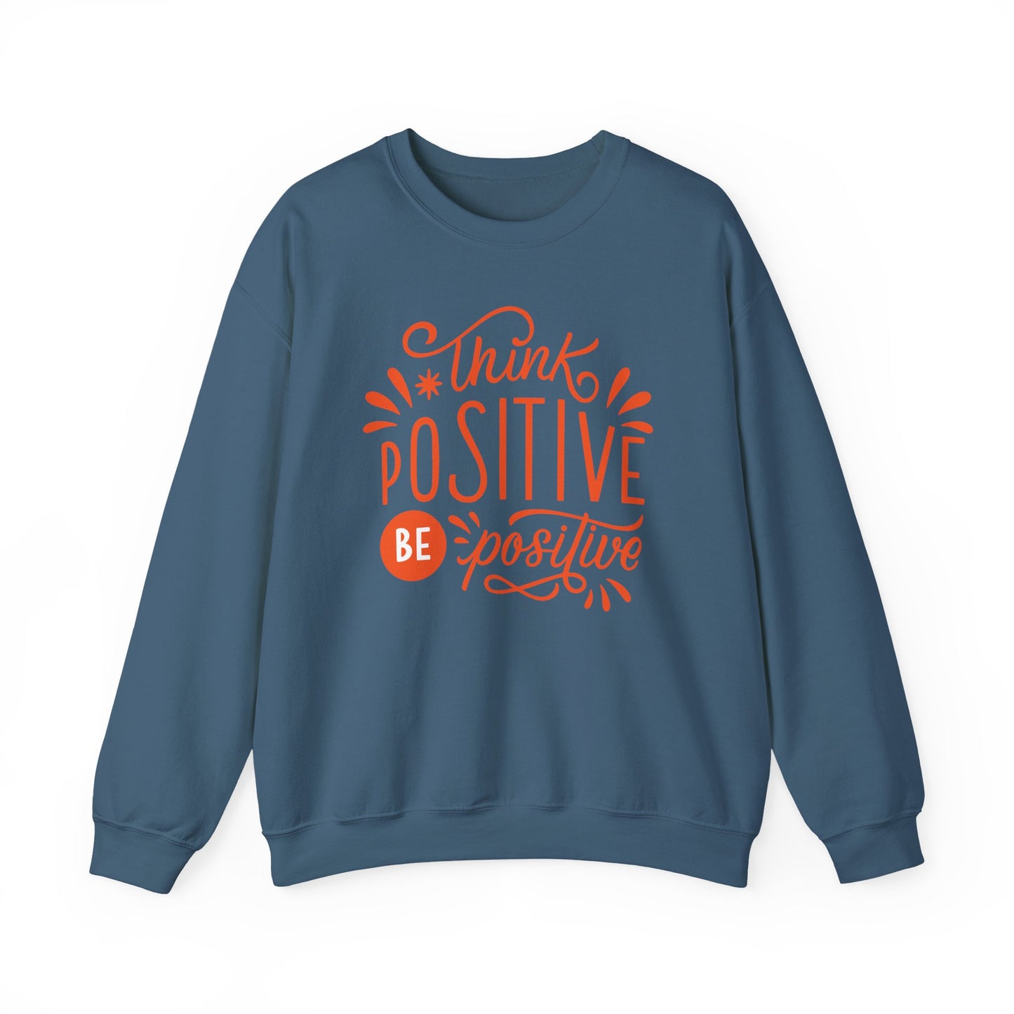 🌼Think Positive, Be Positive - Let Your Energy Bloom Crewneck Sweatshirt