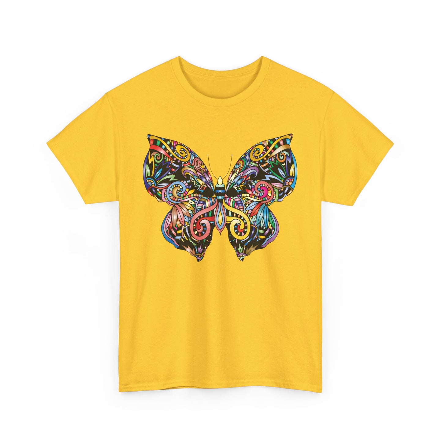 🦋Rebirth in Color Heavy Cotton Tee - Emerge, Evolve, Expand