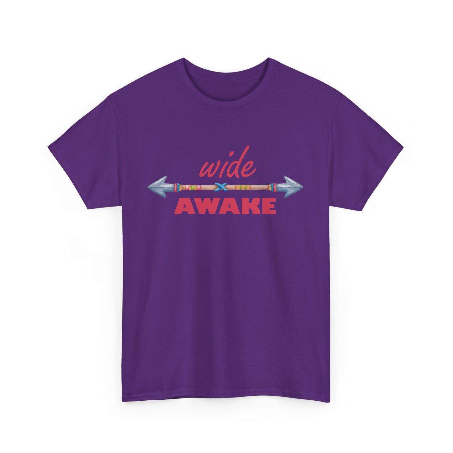Wide Awake Heavy Cotton Tee - Aligned, Aware, Unstoppable