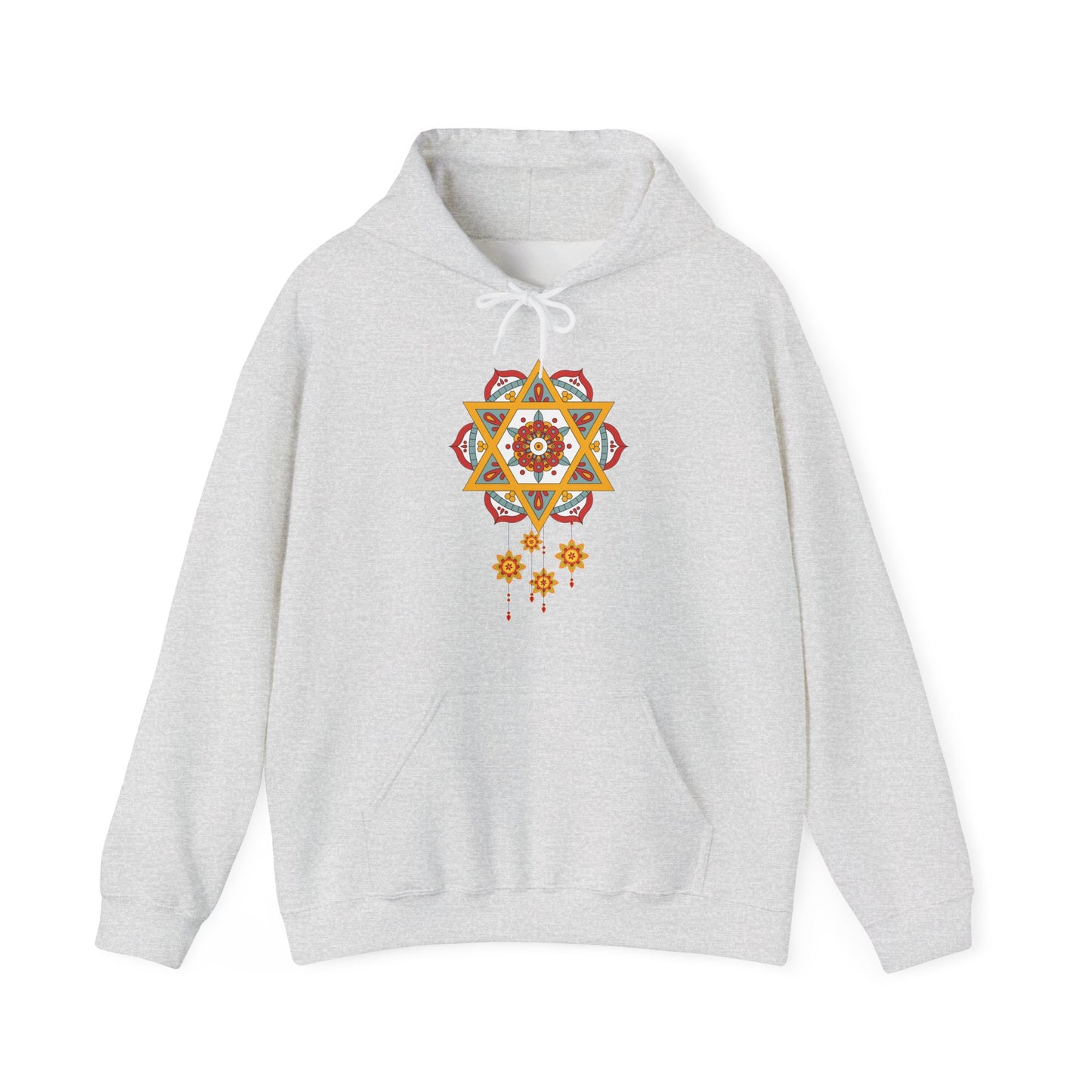 ✨Star Mandala Bloom Hoodie — Celestial Radiance Meets Earthly Grace🌸🌟🌀