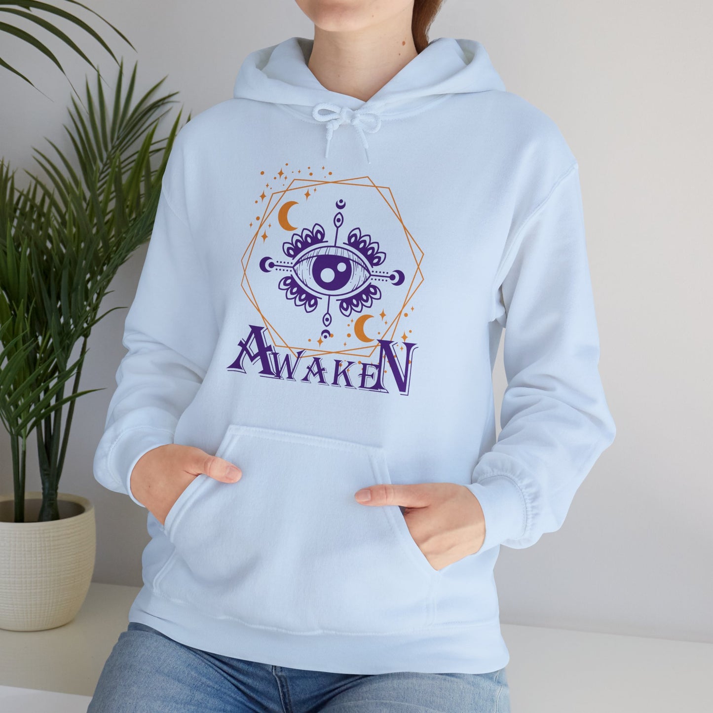 👁️✨Awaken Hoodie — Trust Your Inner Vision, Rise to Higher Truths🌿