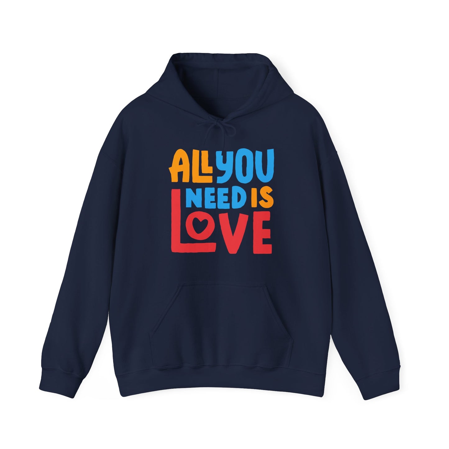 🌈All You Need Is Love Hoodie – Cozy Colorful Reminder of What Matters Most❤️🌈✨