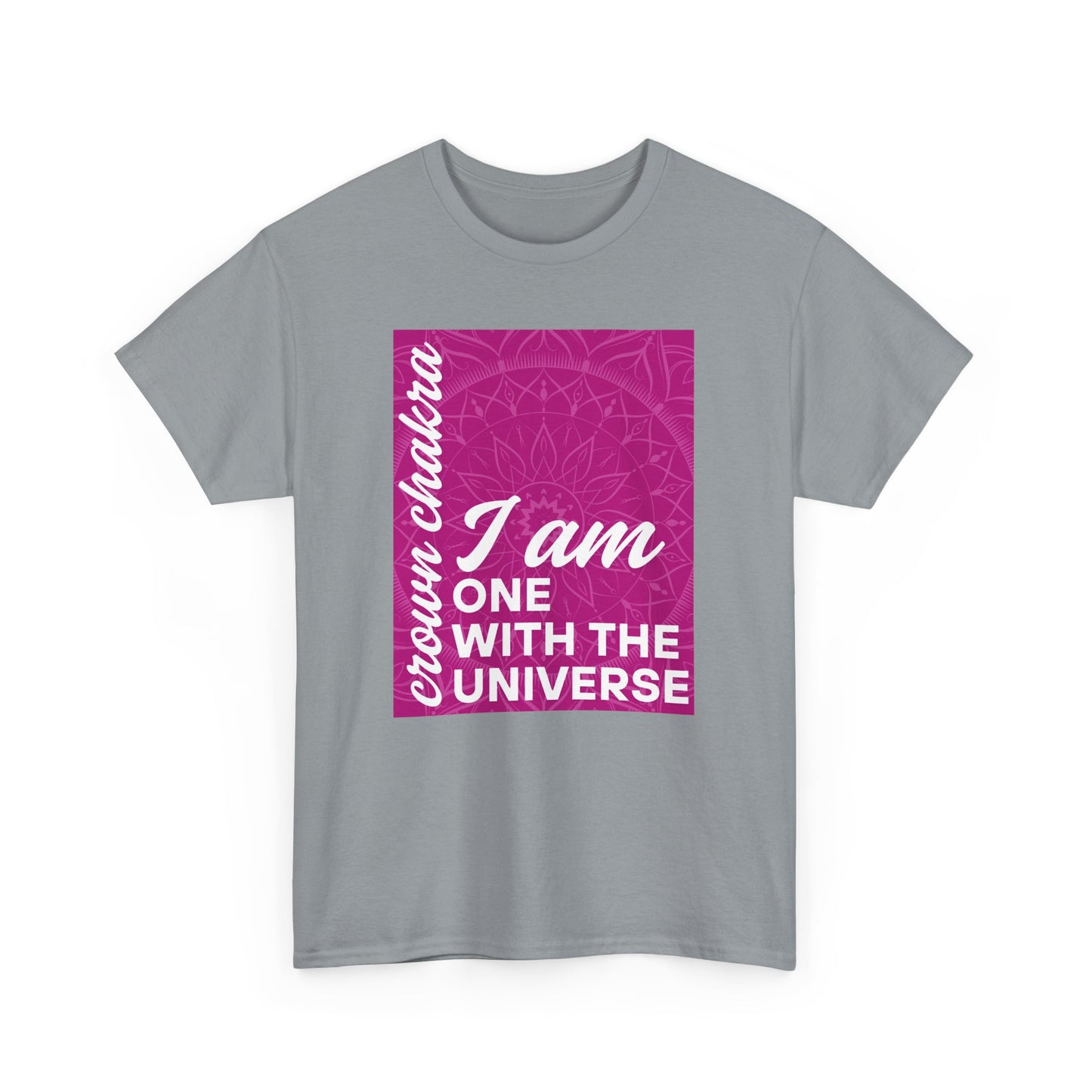 👑Cosmic Unity Heavy Cotton Tee - I Am One with the Universe