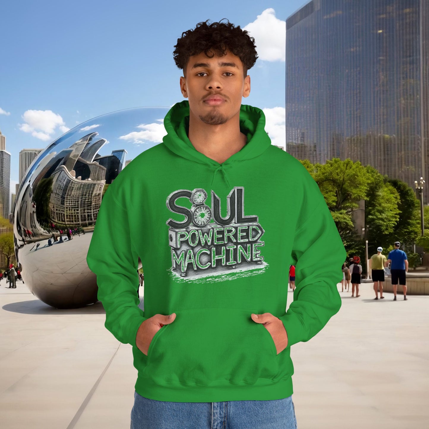 ⚙️ Menaste “Soul Powered Machine” Hoodie