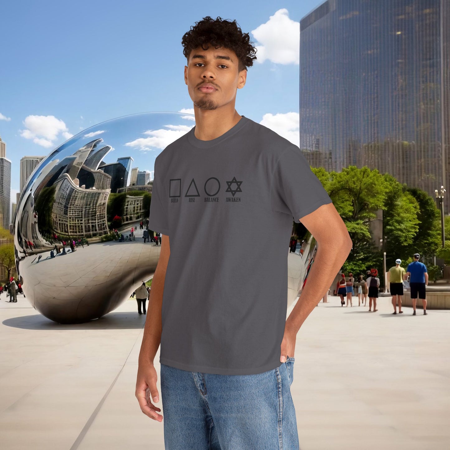 🌑🖤 THE FOUR PILLARS OF THE MASCULINE — Menaste T-Shirt