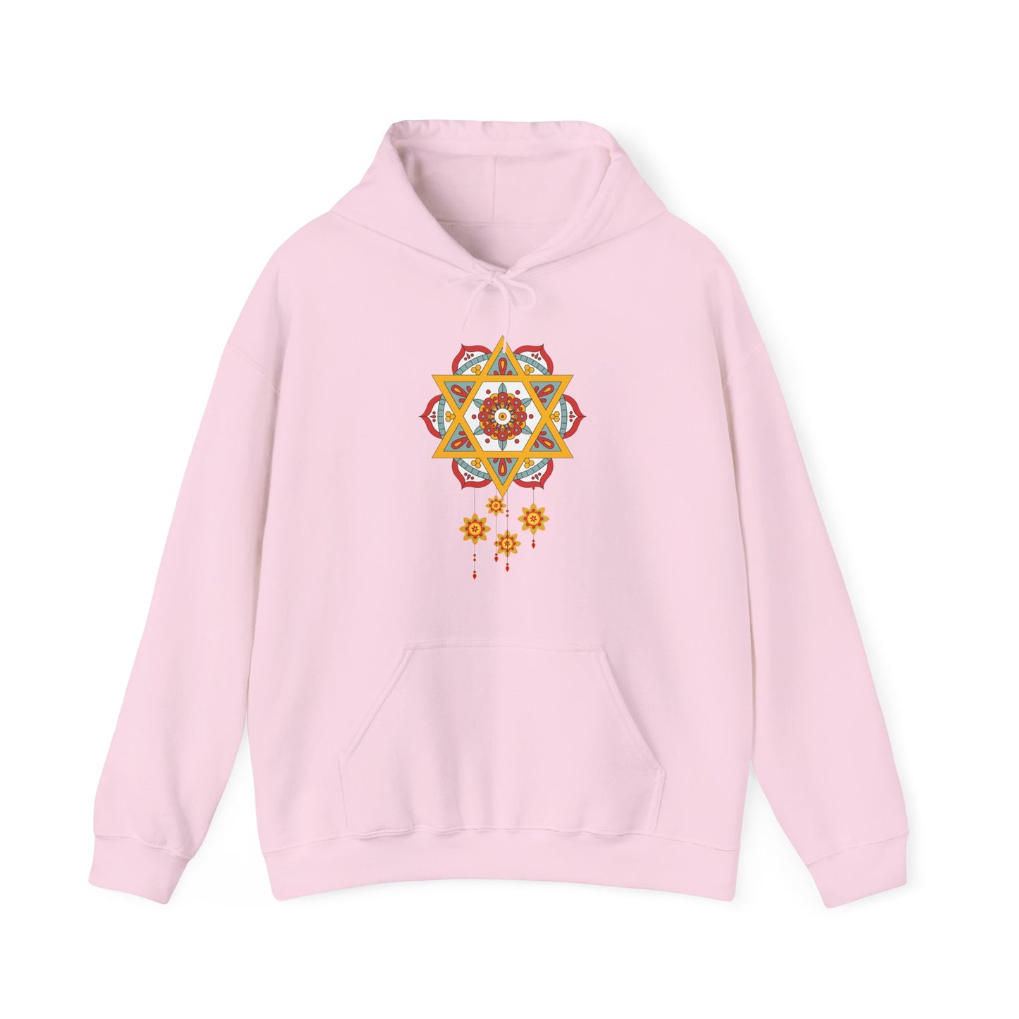 ✨Star Mandala Bloom Hoodie — Celestial Radiance Meets Earthly Grace🌸🌟🌀