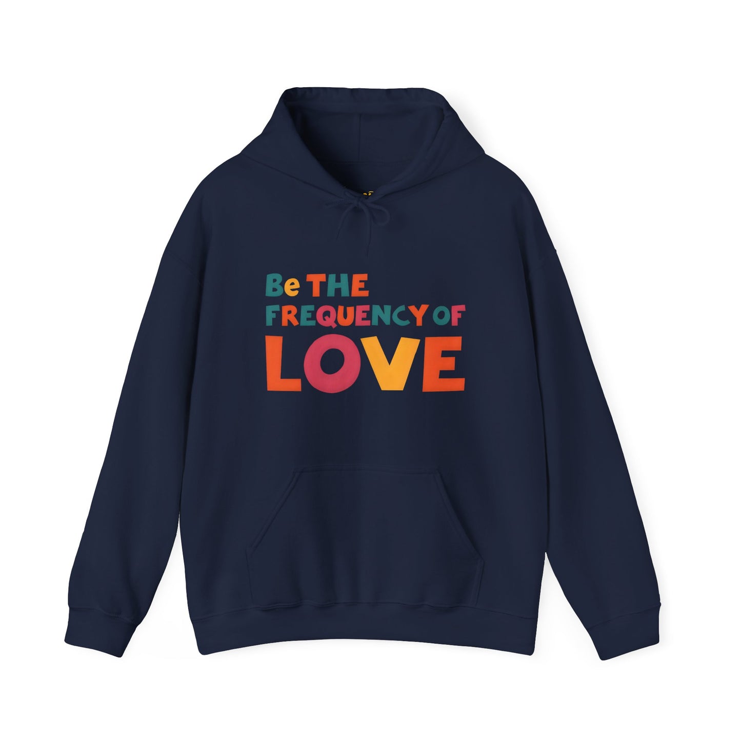🌠Be the Frequency of Love Hoodie – Colorful Spiritual Vibes | Raise Your Energy Hoodie🌀💖