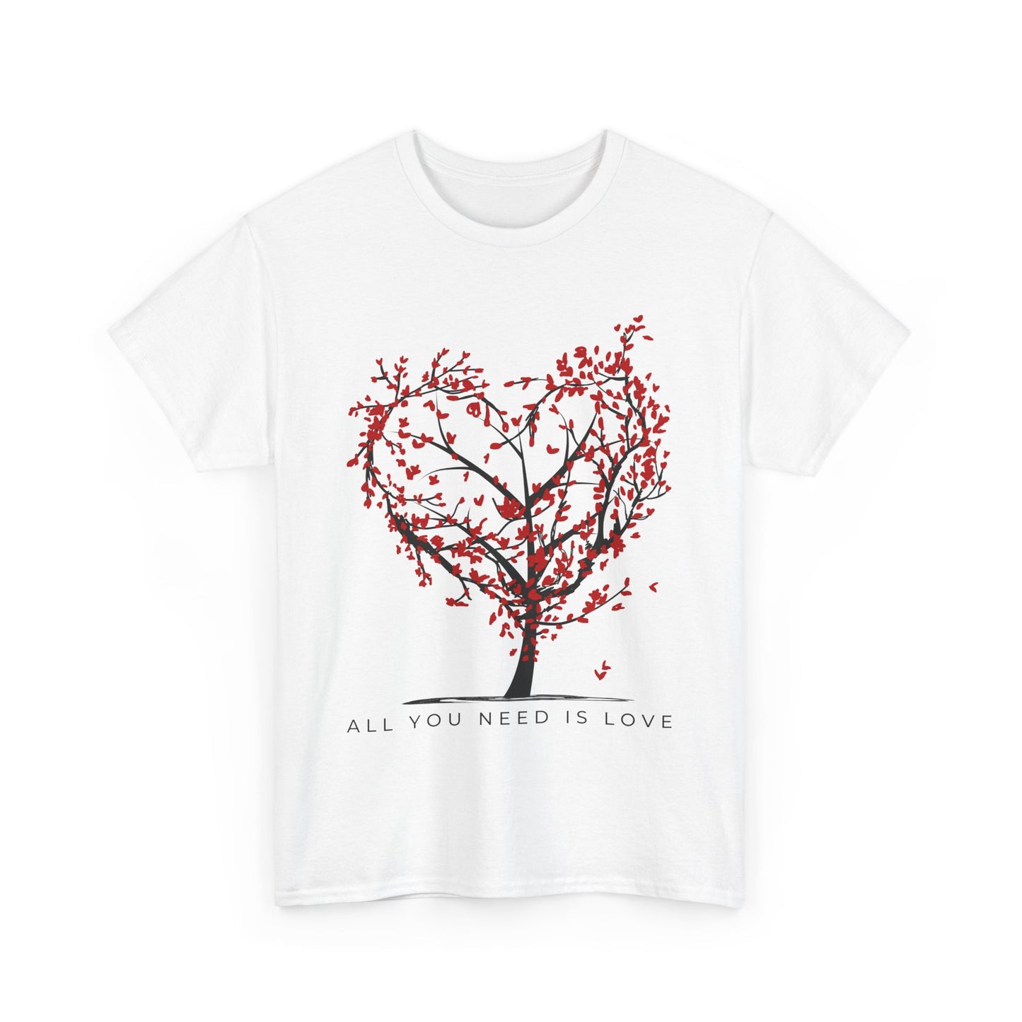 Rooted in Love - “All You Need is Love” - Love Tree Heavy Cotton Tee
