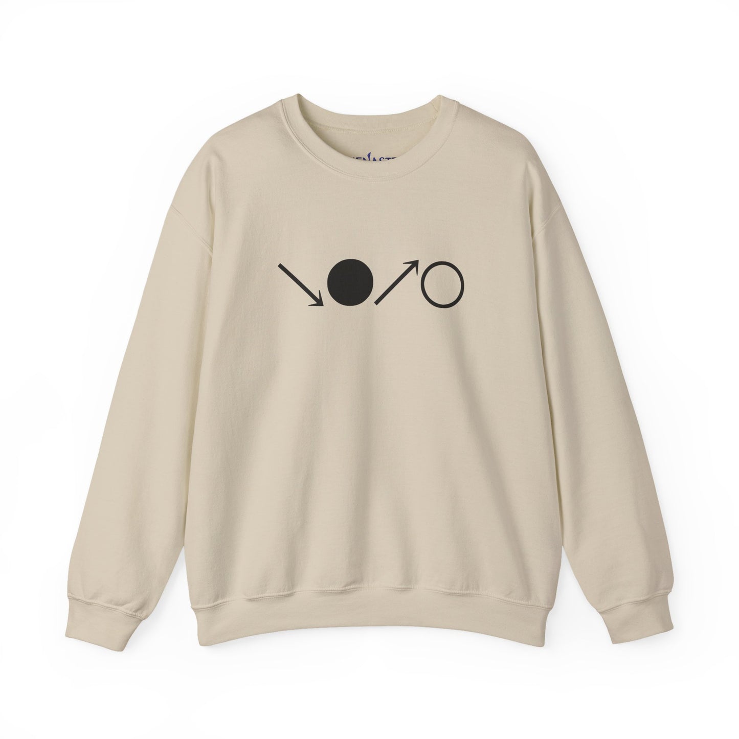 ↘•↗○ “The Breath Cycle” — Menaste Crewneck Sweatshirt