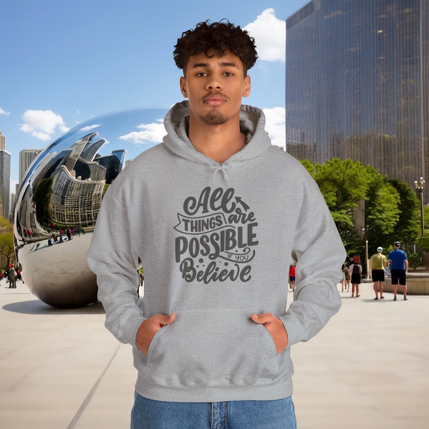 🤍 Menaste "BELIEVE" — Limitless Potential Hoodie