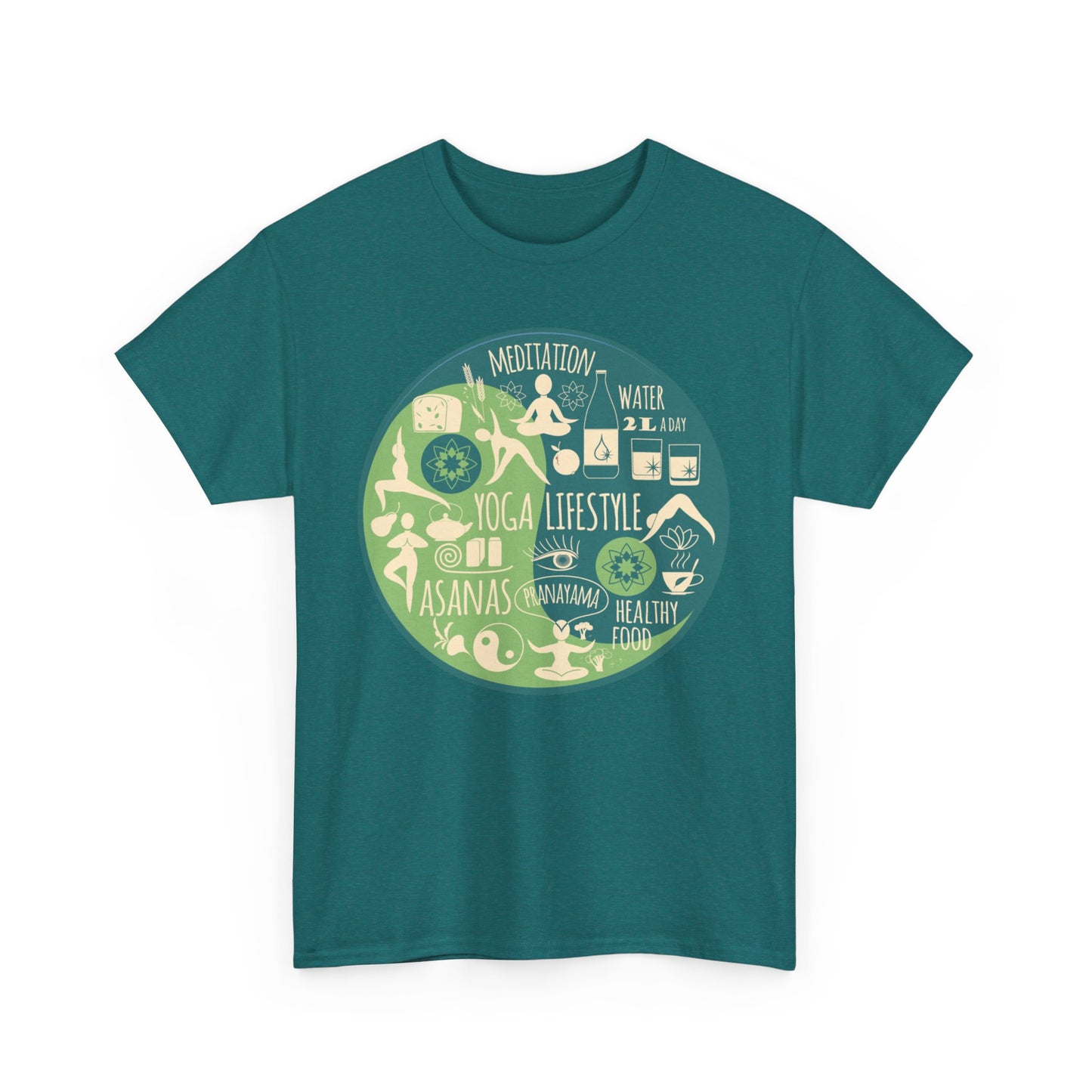 Vital Flow Heavy Cotton Tee - Live the Good Life, Mindfully