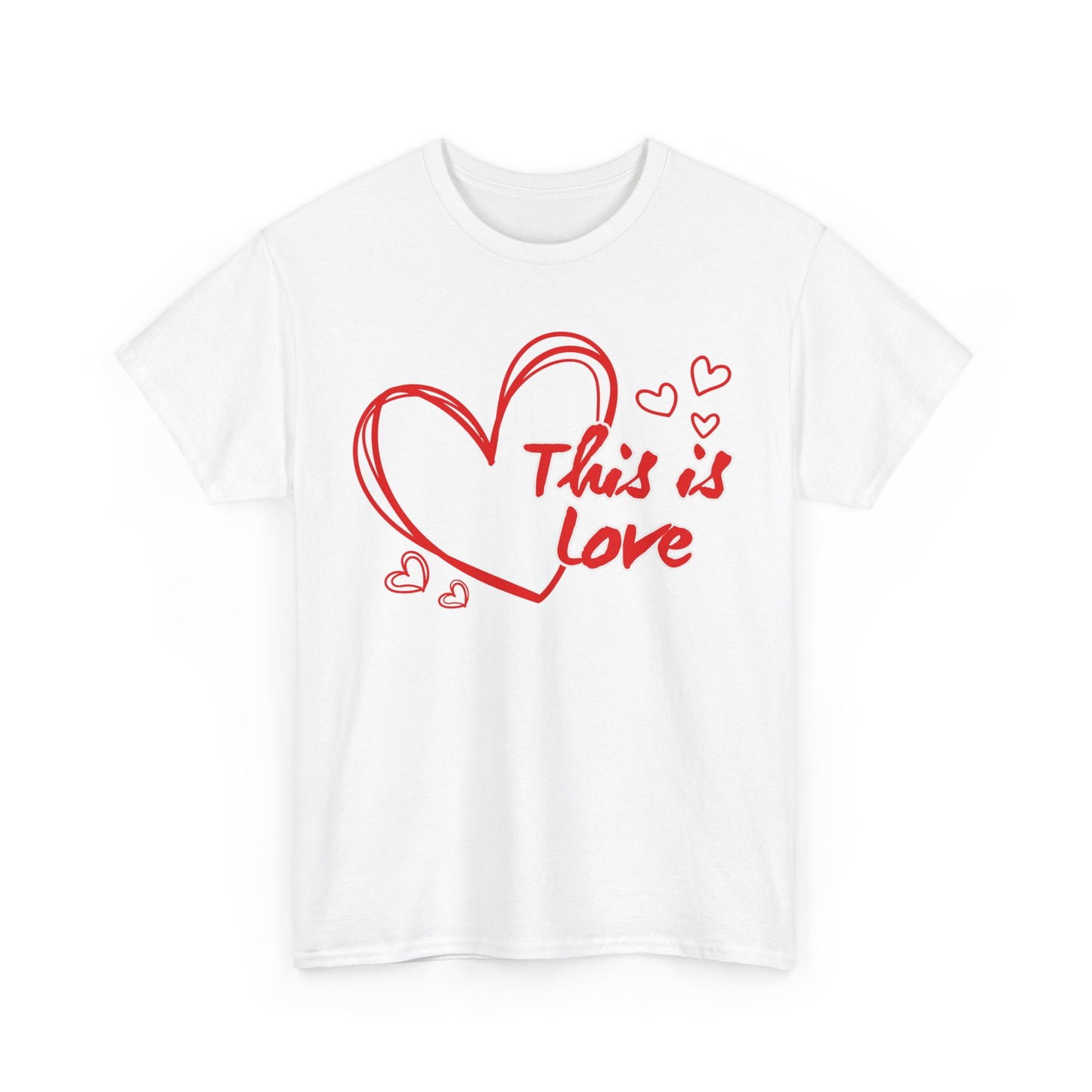 “This Is Love” Heavy Cotton Tee - A Celebration of Divine Connection
