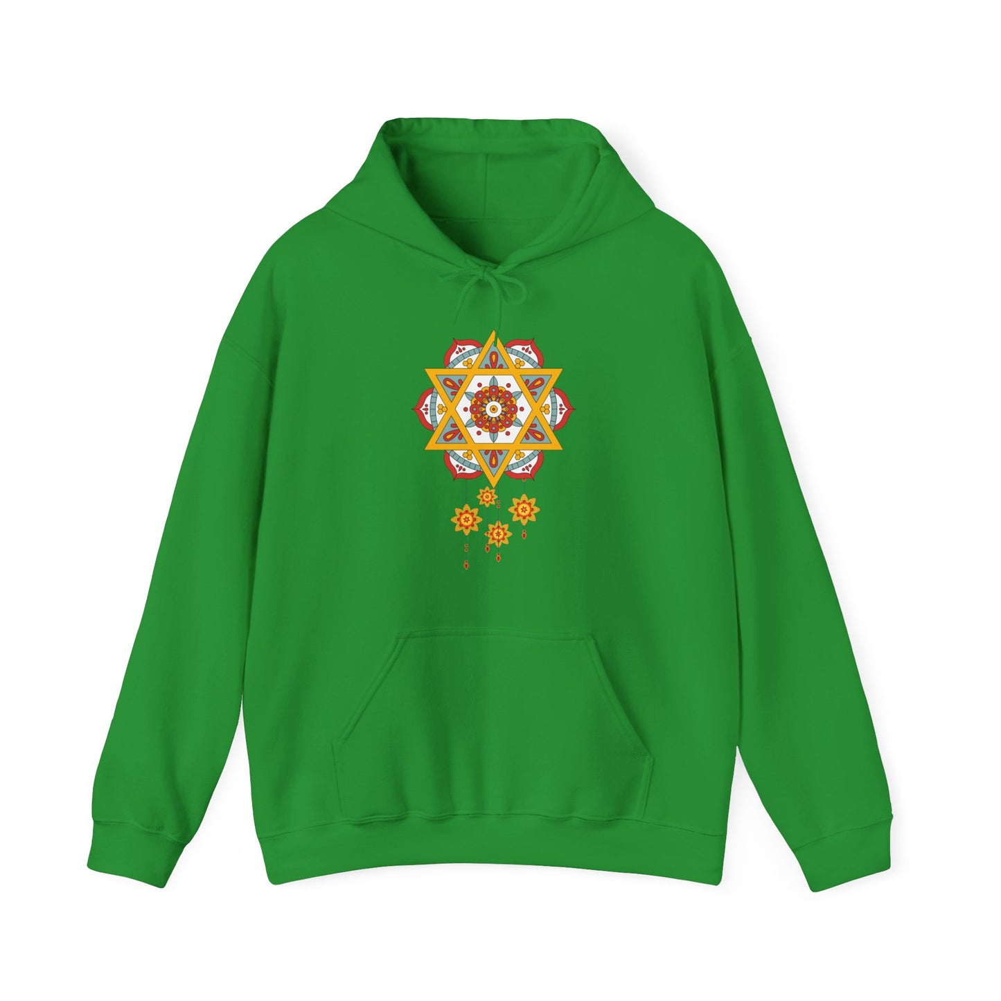 ✨Star Mandala Bloom Hoodie — Celestial Radiance Meets Earthly Grace🌸🌟🌀