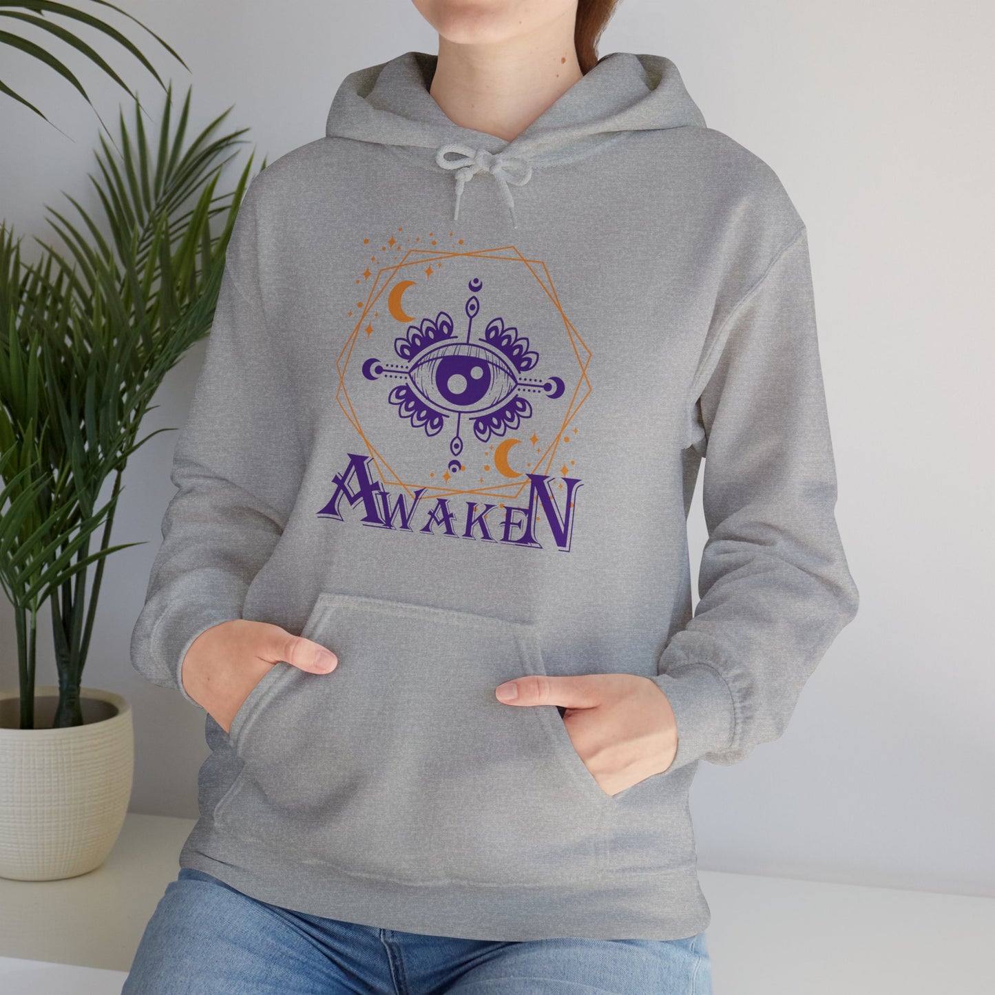 👁️✨Awaken Hoodie — Trust Your Inner Vision, Rise to Higher Truths🌿