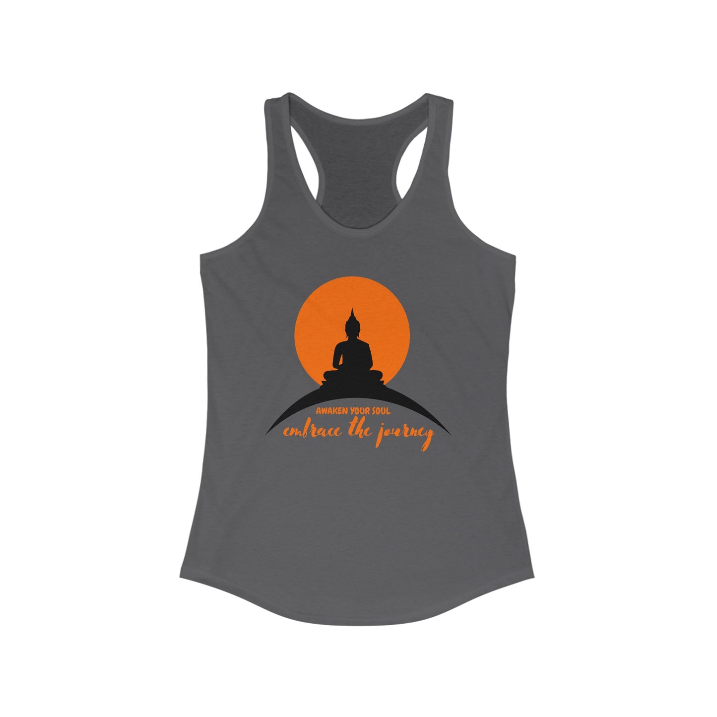 "Awaken Your Soul" Racerback Tank – Mindful Journey-Inspired Women's Top