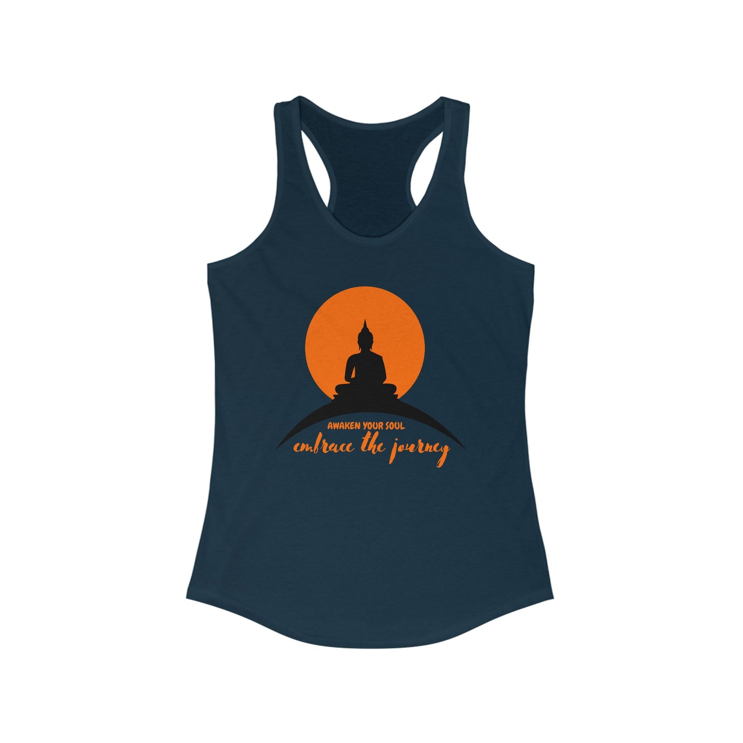 "Awaken Your Soul" Racerback Tank – Mindful Journey-Inspired Women's Top