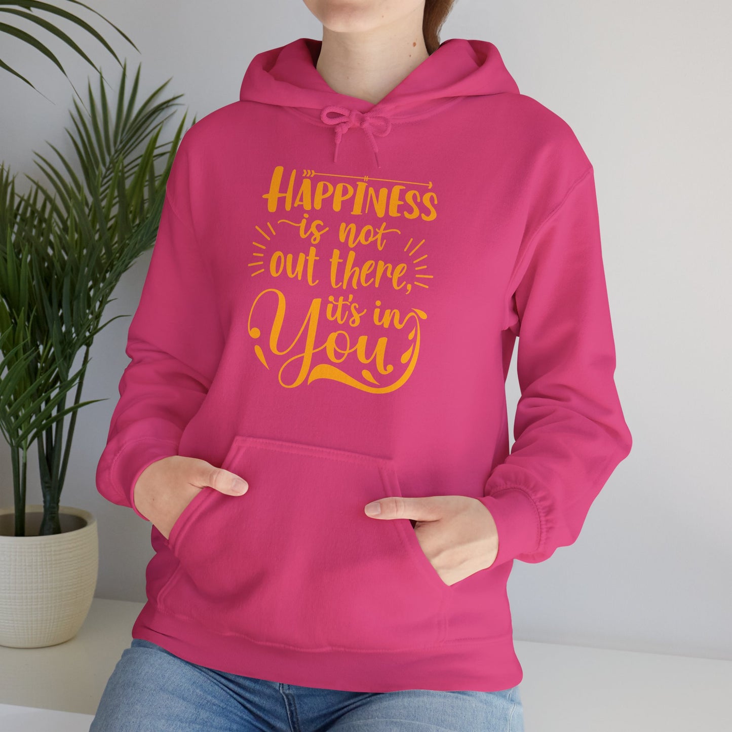 Happiness Is Within Hoodie – Mindful Comfort & Inner Joy🌿🌞✨
