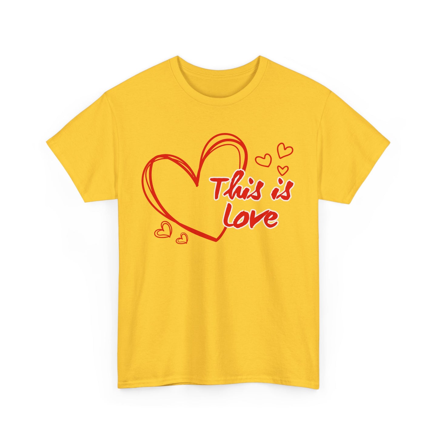 “This Is Love” Heavy Cotton Tee - A Celebration of Divine Connection
