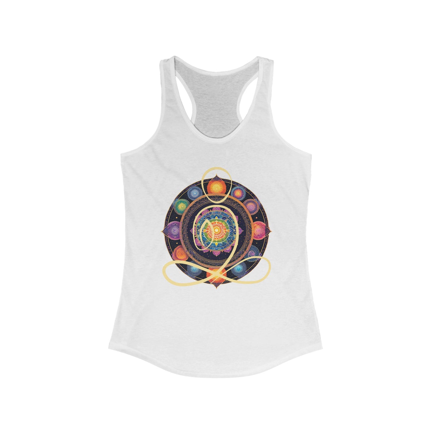 Colorful Mandala – Radiate from Within Racerback Tank
