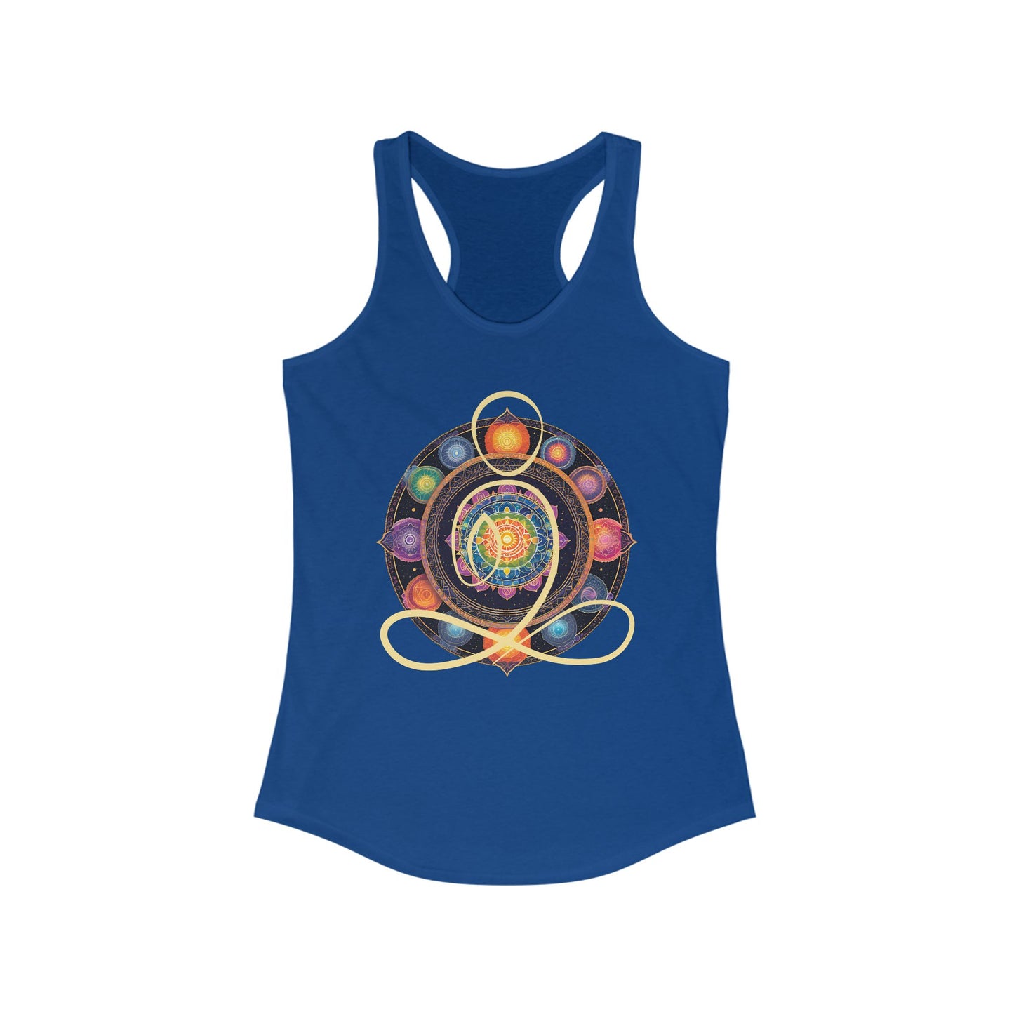 Colorful Mandala – Radiate from Within Racerback Tank