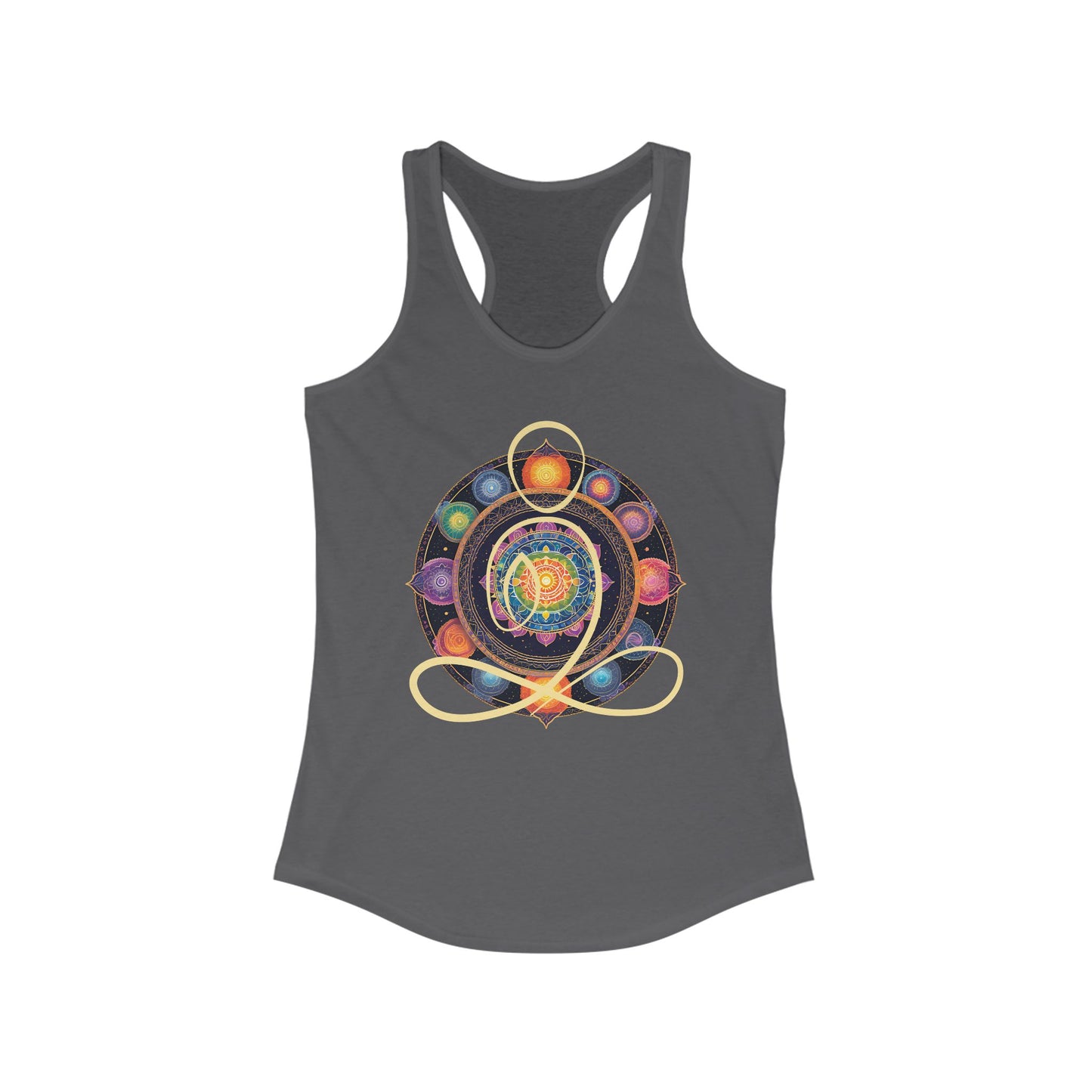 Colorful Mandala – Radiate from Within Racerback Tank
